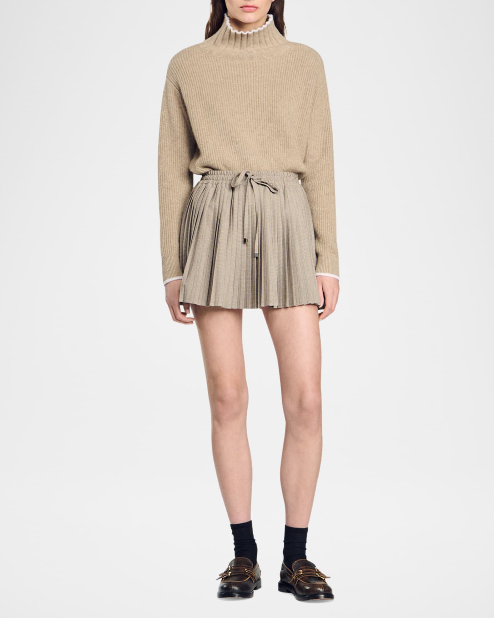 Brandy Check Mini Skirt 1