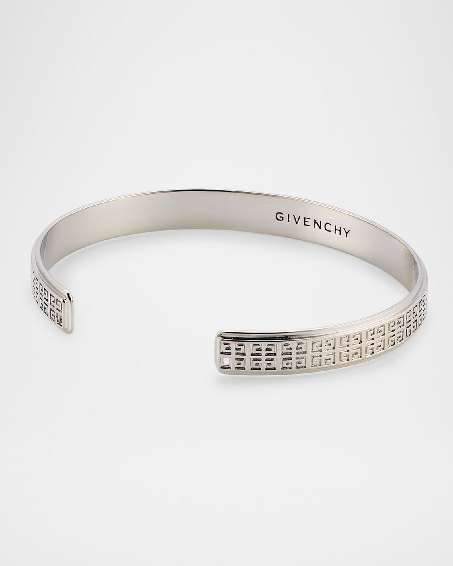 Givenchy Men's Silvery 4G Allover Bracelet | Neiman Marcus