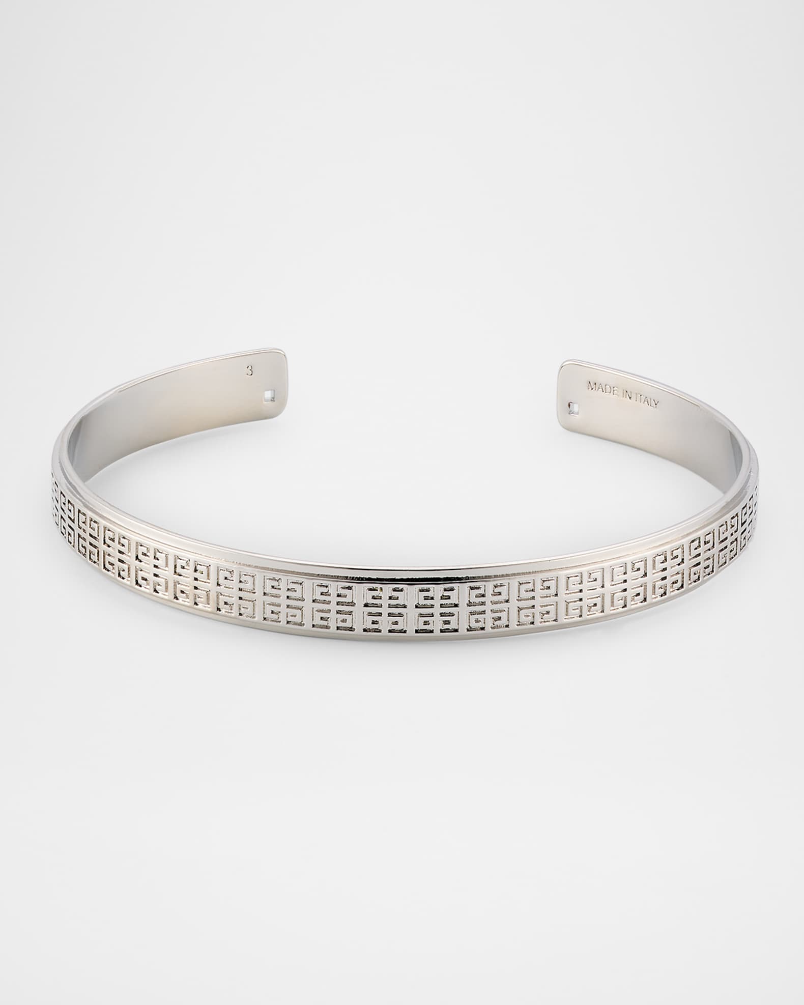 GIVENCHY ブレスレット Givenchy Men's Silvery 4G Allover Bracelet | Neiman Marcus