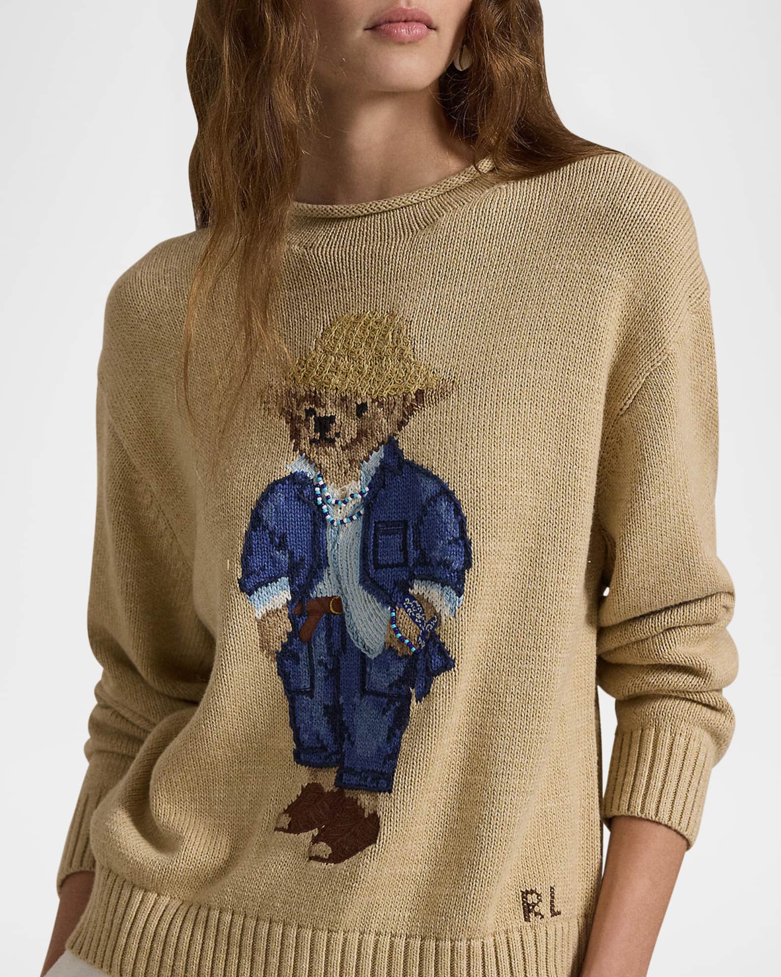 Teddy bear ralph lauren sweater sale