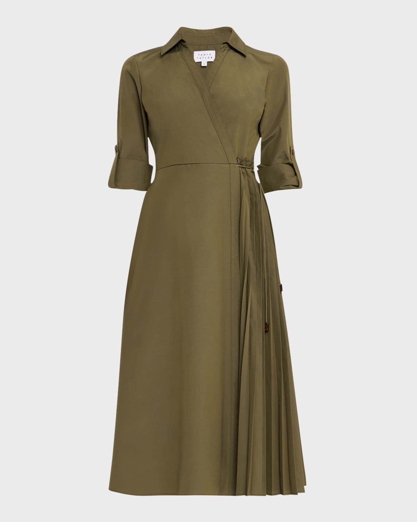 Shivon Midi Wrap Dress 0
