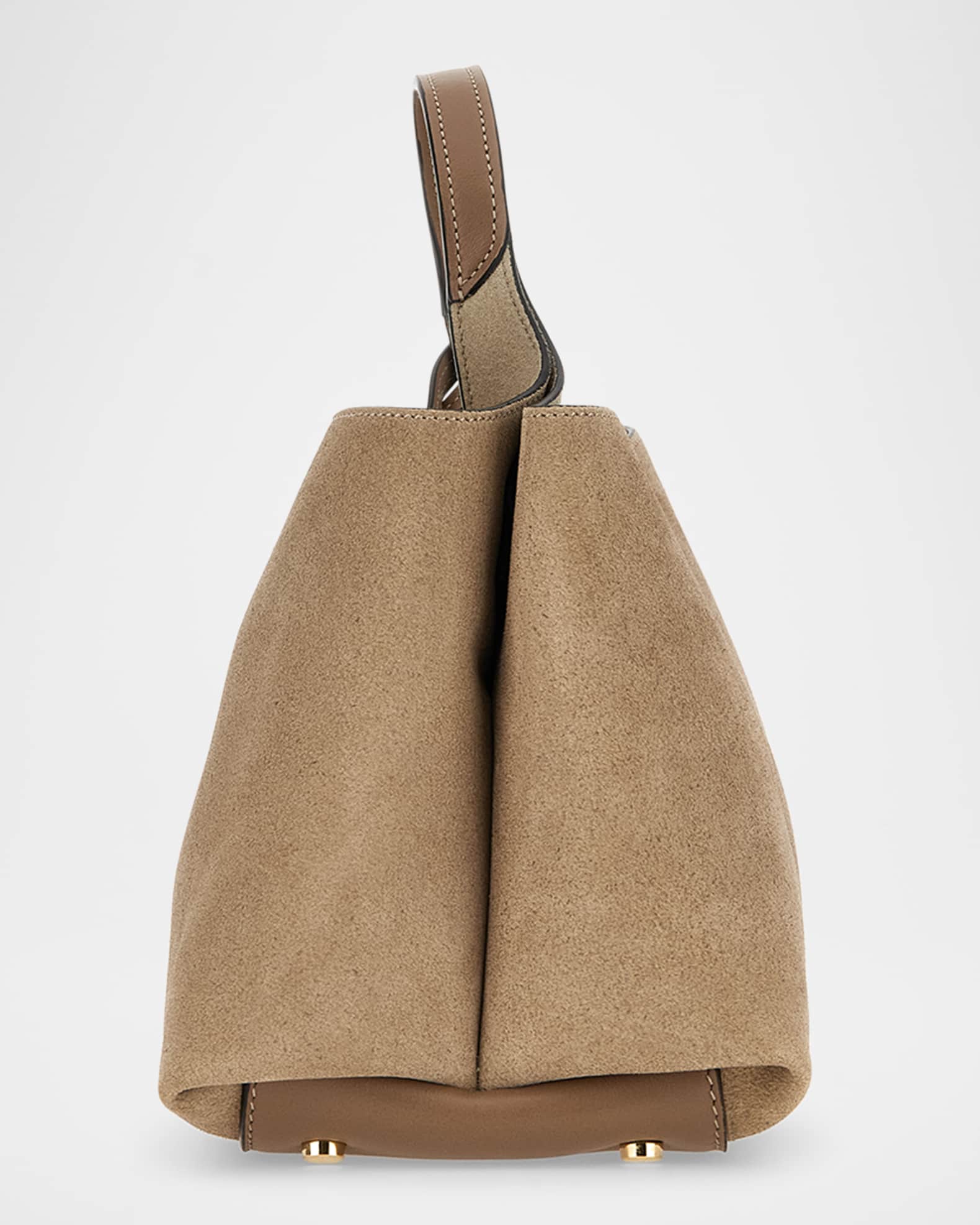 APA Micro Suede Top-Handle Bag 1