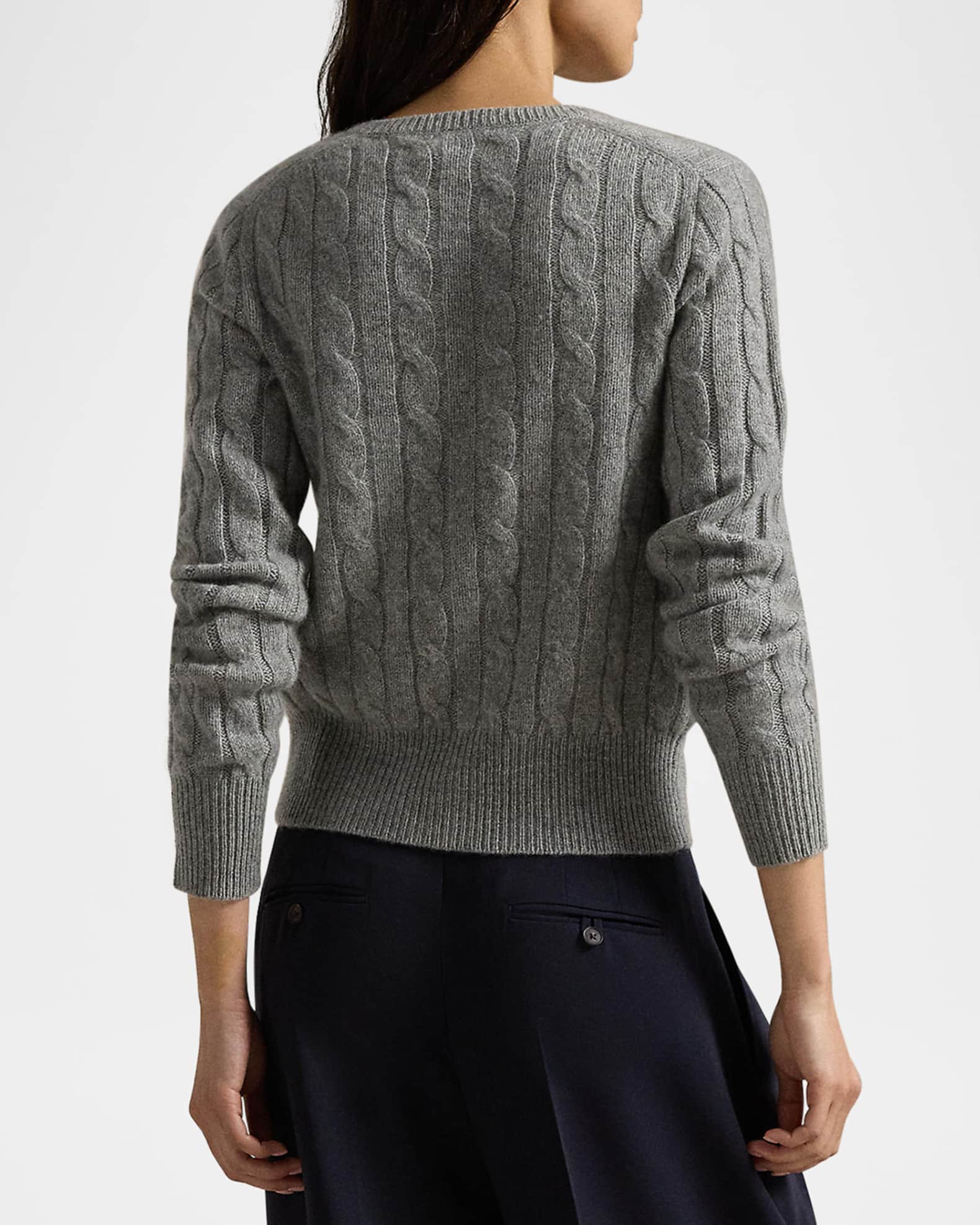 Cashmere Crewneck Cardigan main image 1