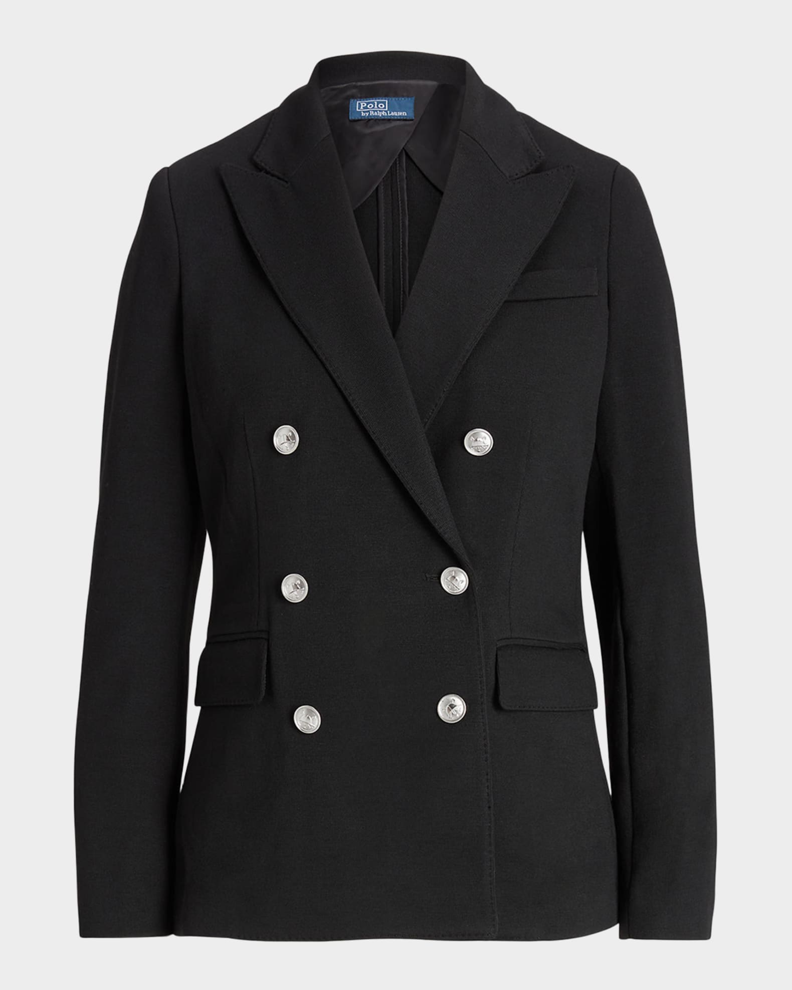 Ralph lauren double breasted women's blazer clearance