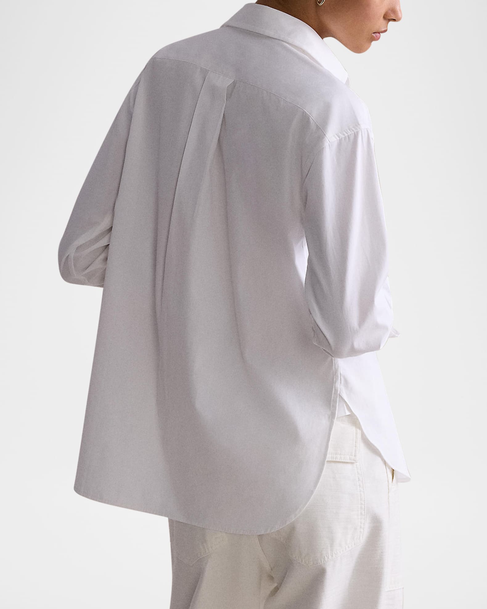 Polo Ralph Lauren Relaxed-Fit Cotton Shirt | Neiman Marcus