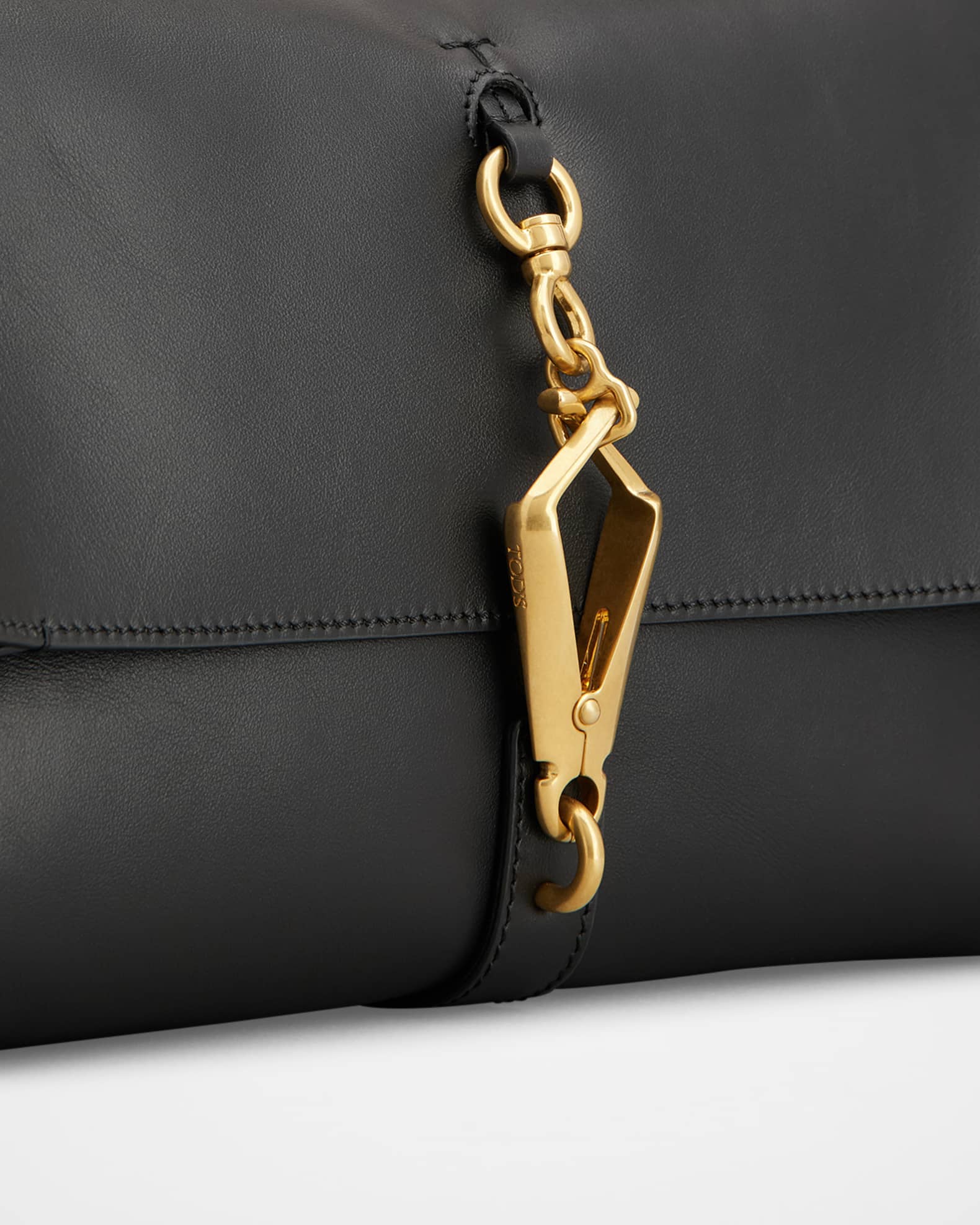 Tod's Mini Flap Leather Shoulder Bag | Neiman Marcus