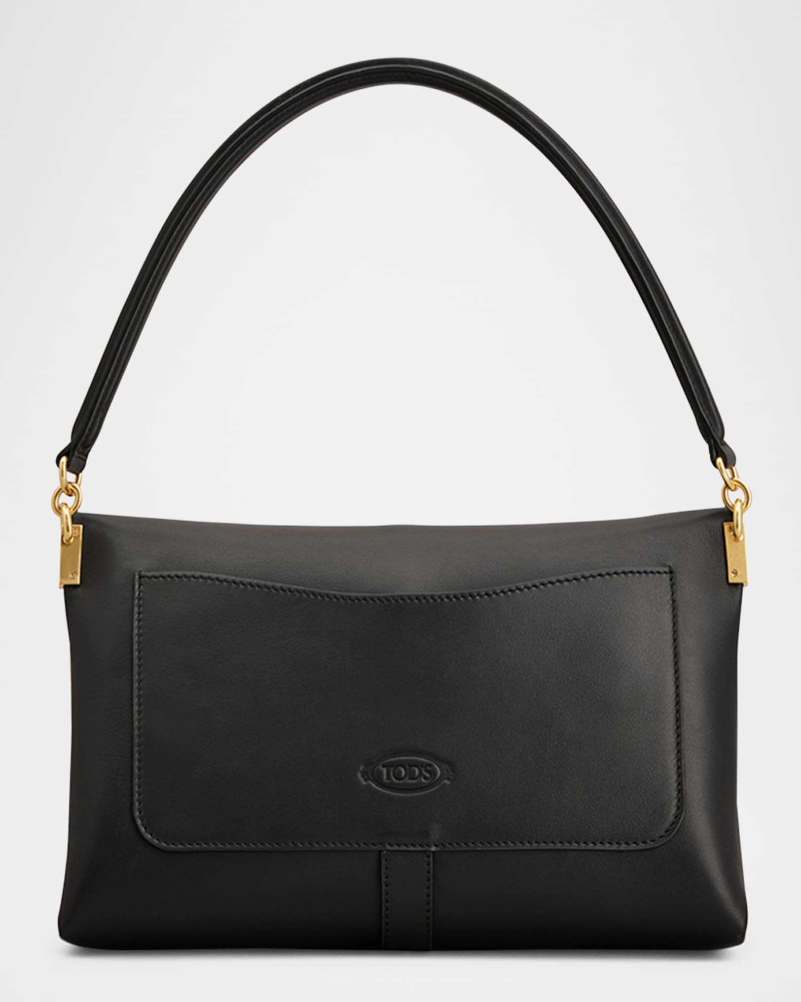 ショルダーバッグ・ポシェット TODS FLAP SMALL SHOULDER BAG IN SMOOTH LEATHER Tod's Mini Flap Leather Shoulder Bag | Neiman Marcus