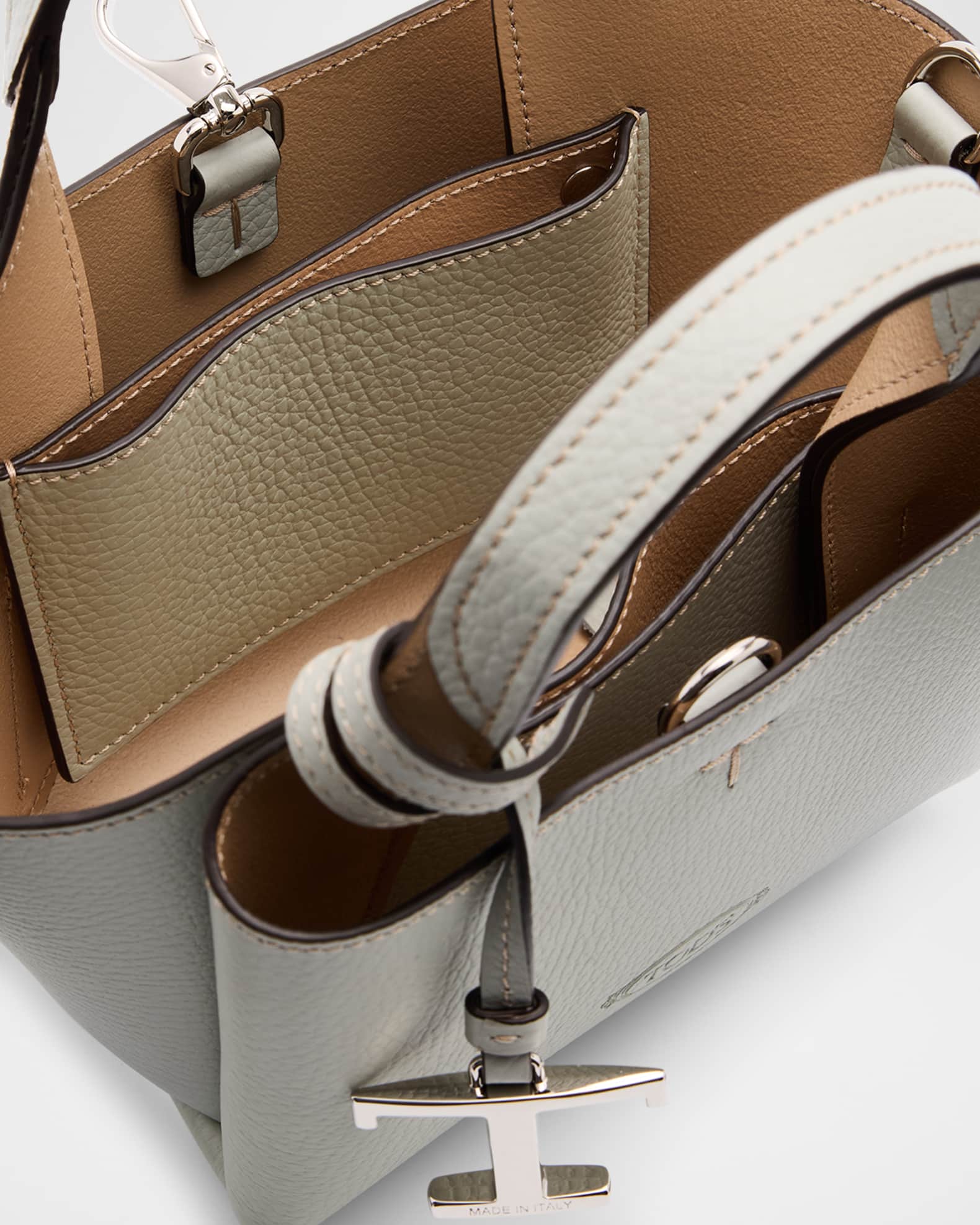◆TOD'S◆Apa スモール レザー ショルダーバッグ/Cappuccino◆ ◇TOD'S◇Apa スモール レザー ショルダーバッグ/Cappuccino