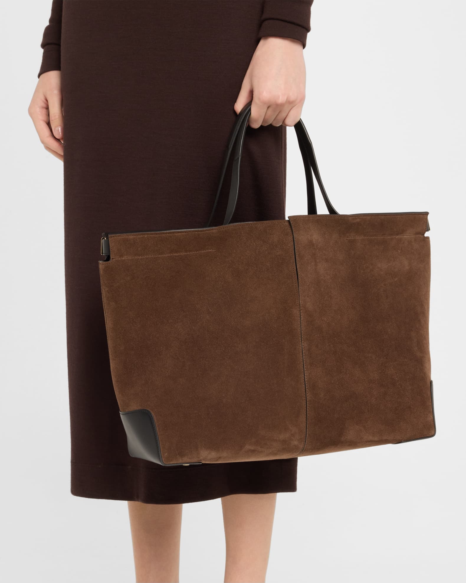 Shopping Suede Tote Bag 1