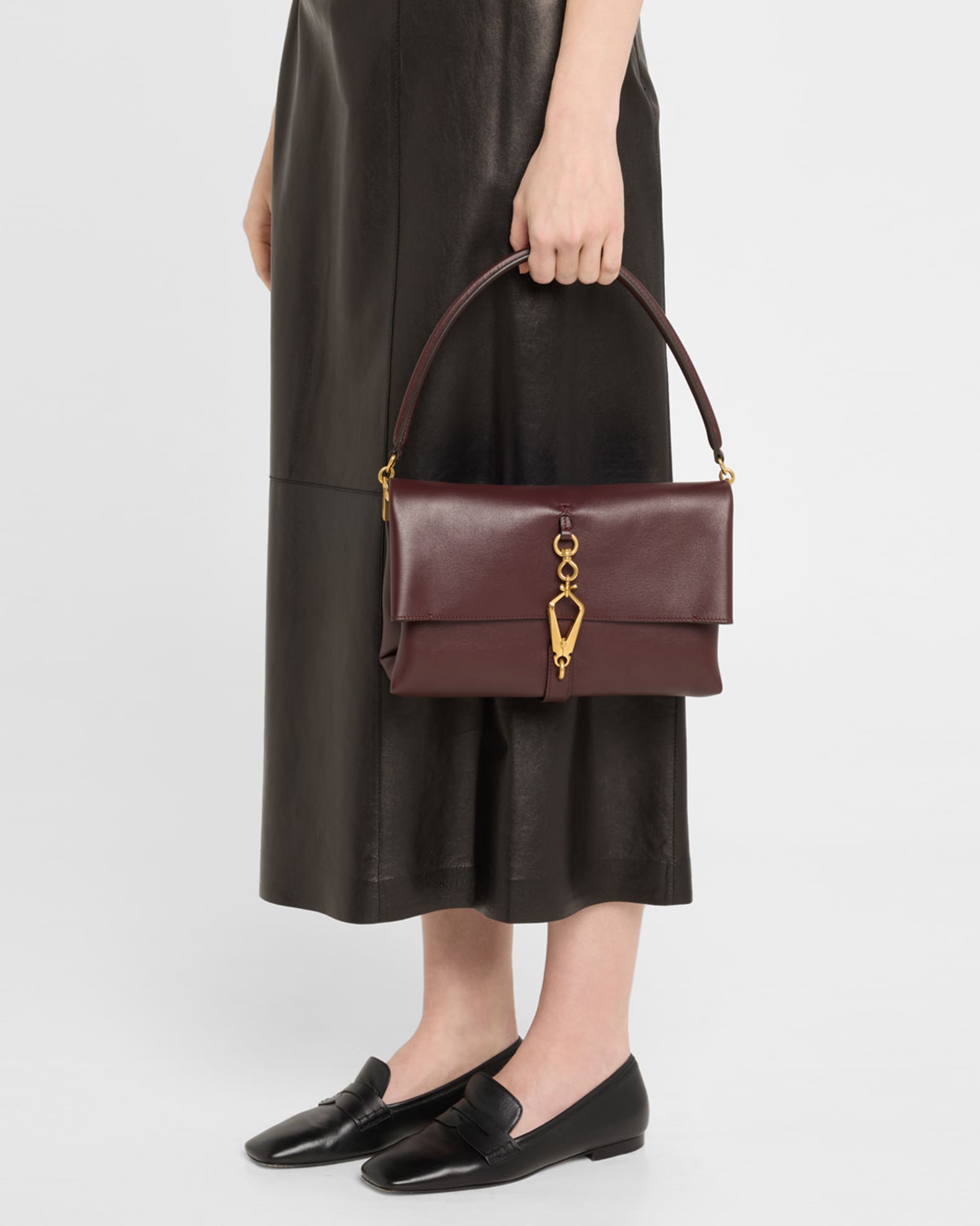 Mini Flap Leather Shoulder Bag 1