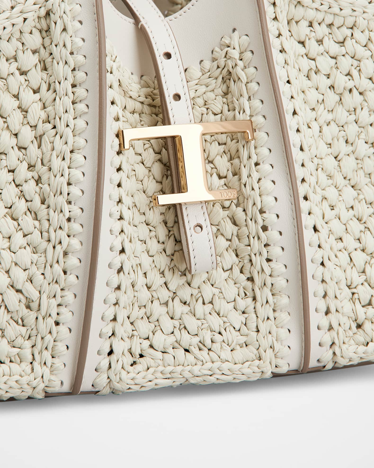 Tod's Mini Crochet Shopping Tote Bag | Neiman Marcus