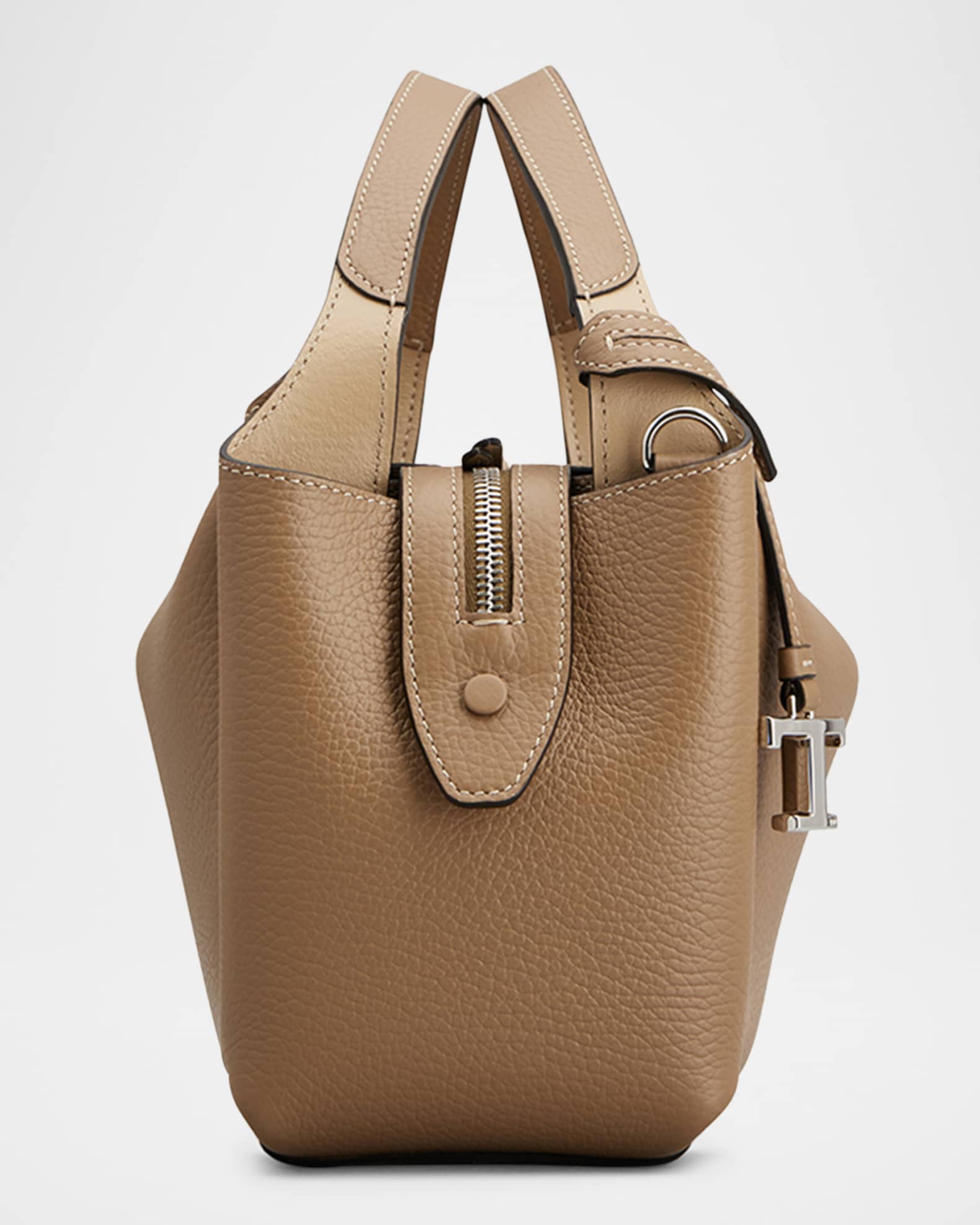 Tod's API Mini Zip Leather Top-Handle Bag | Neiman Marcus