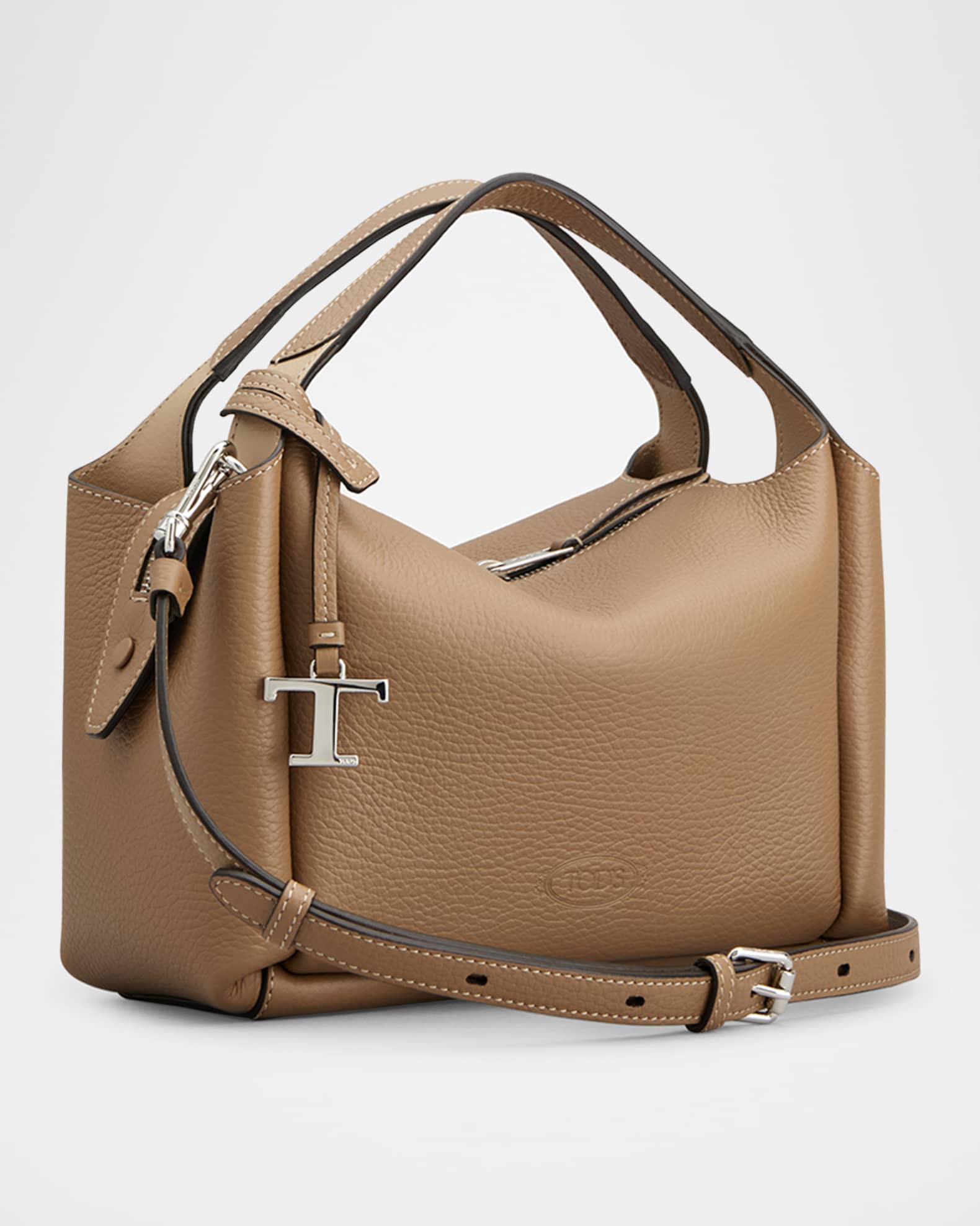 Tod's API Mini Zip Leather Top-Handle Bag | Neiman Marcus
