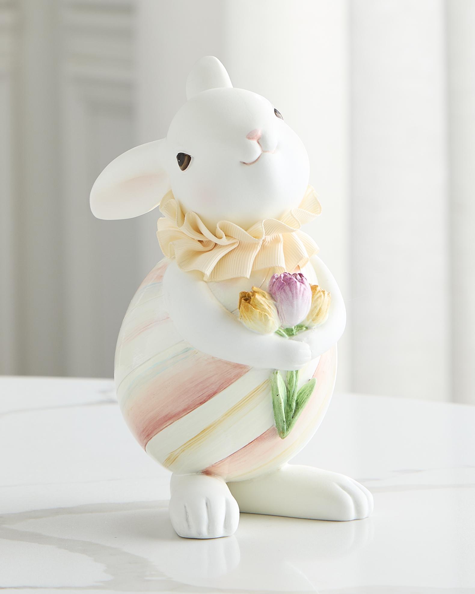 MacKenzie-Childs Rosy Rabbit Trio | Neiman Marcus