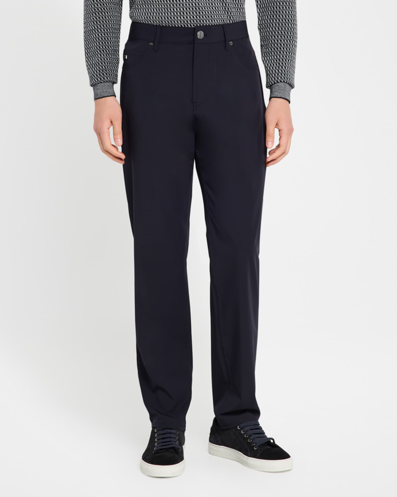 Emporio Armani Men's Stretch Five-Pocket Pants | Neiman Marcus Emporio Armani Men's Stretch Five-Pocket Pants | Neiman Marcus