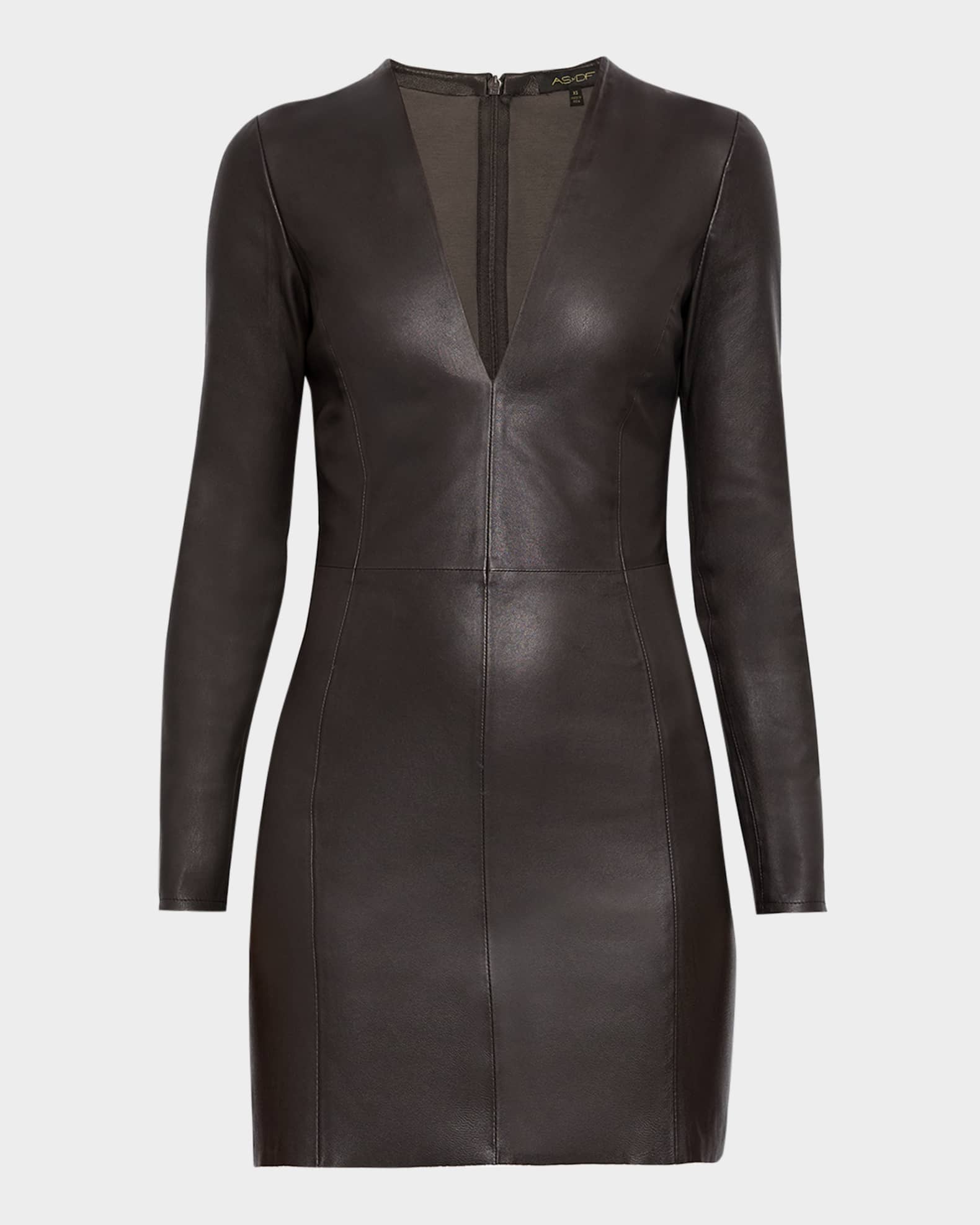 Demeter Stretch Leather Dress 0