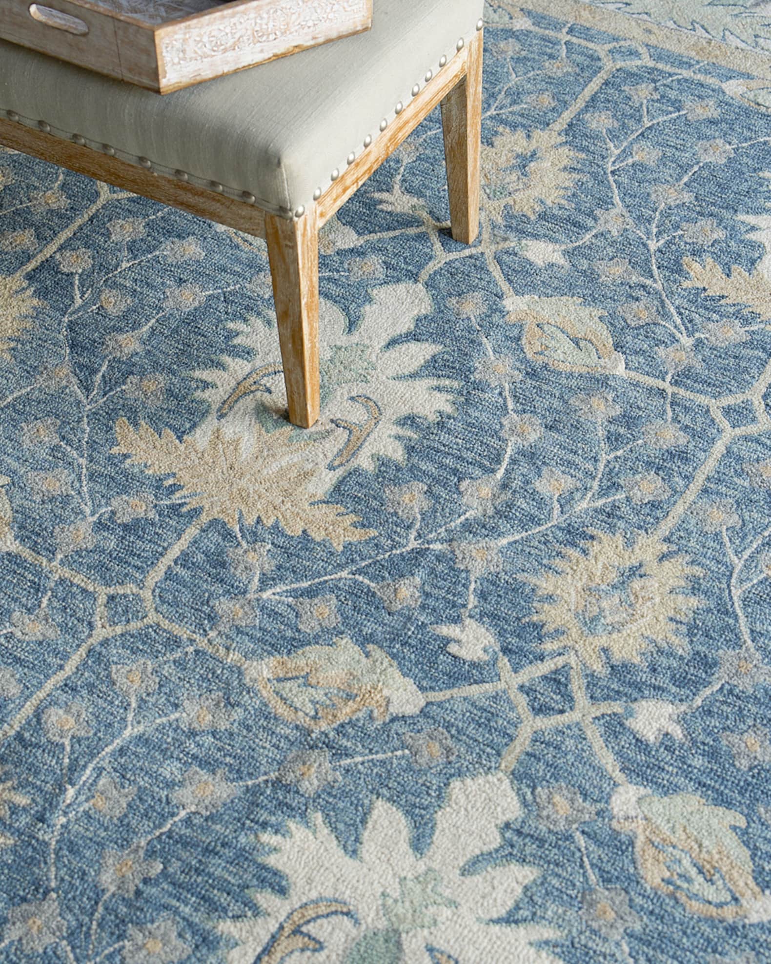 Claremont Hand-Tufted Oushak Rug 1