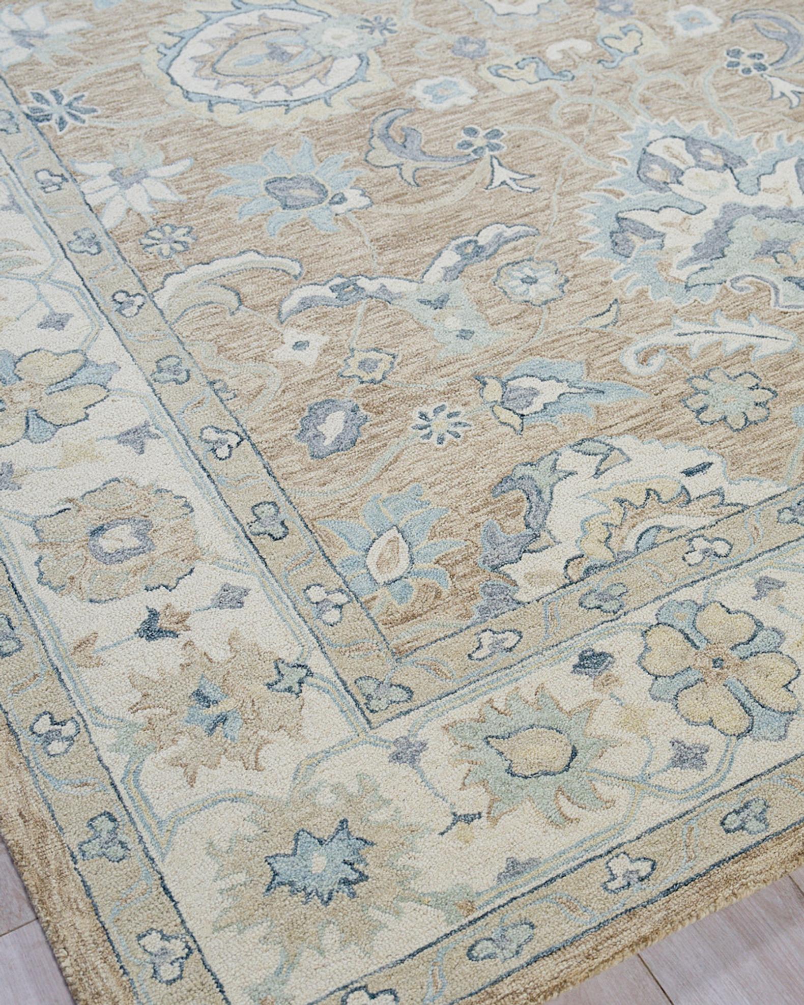 Claremont Hand-Tufted Oushak Rug | Neiman Marcus