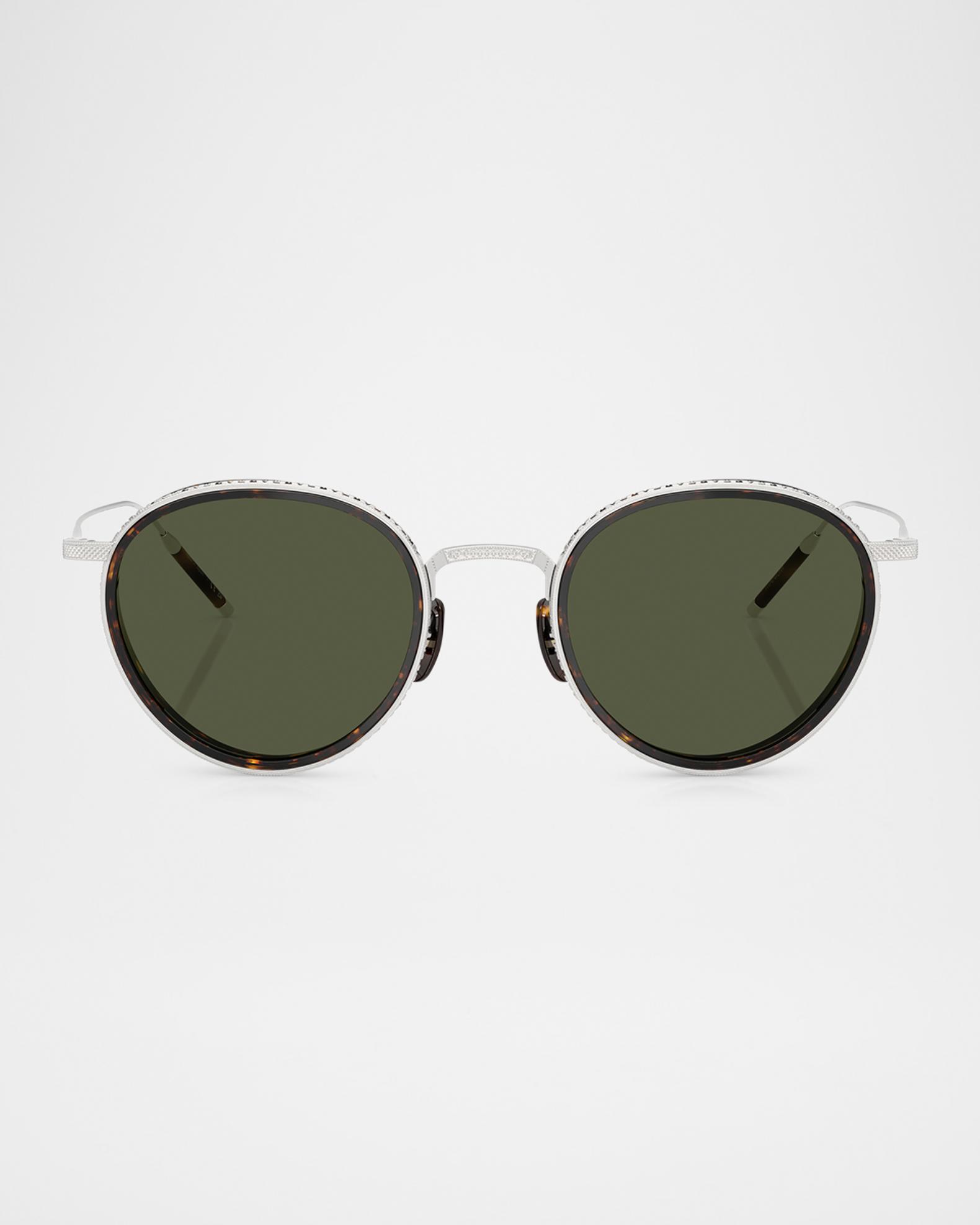 Oliver Peoples Ov1318st Round Sunglasses | Neiman Marcus display picture 2