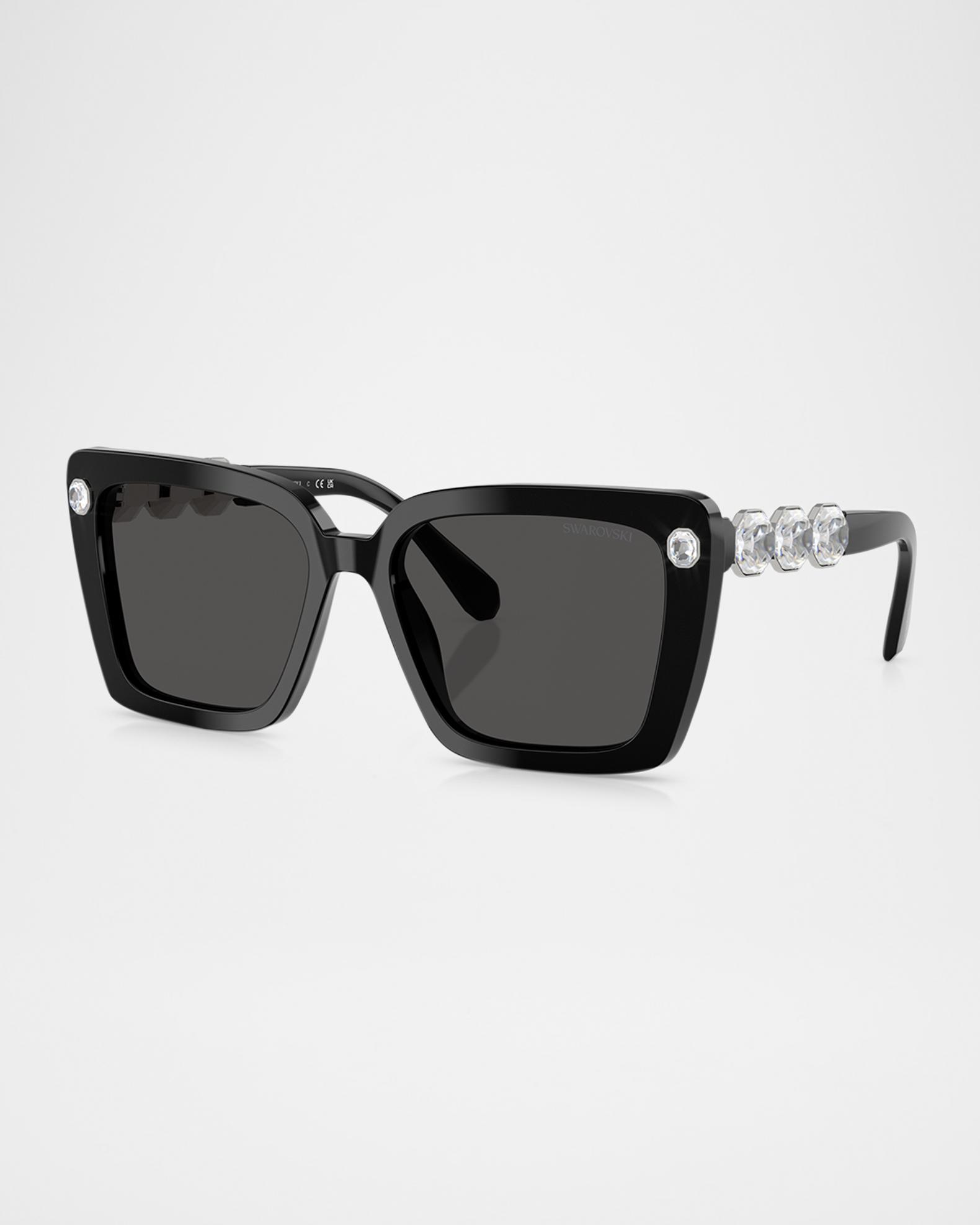 SWAROVSKI SK6032F Square Sunglasses | Neiman Marcus display picture 2