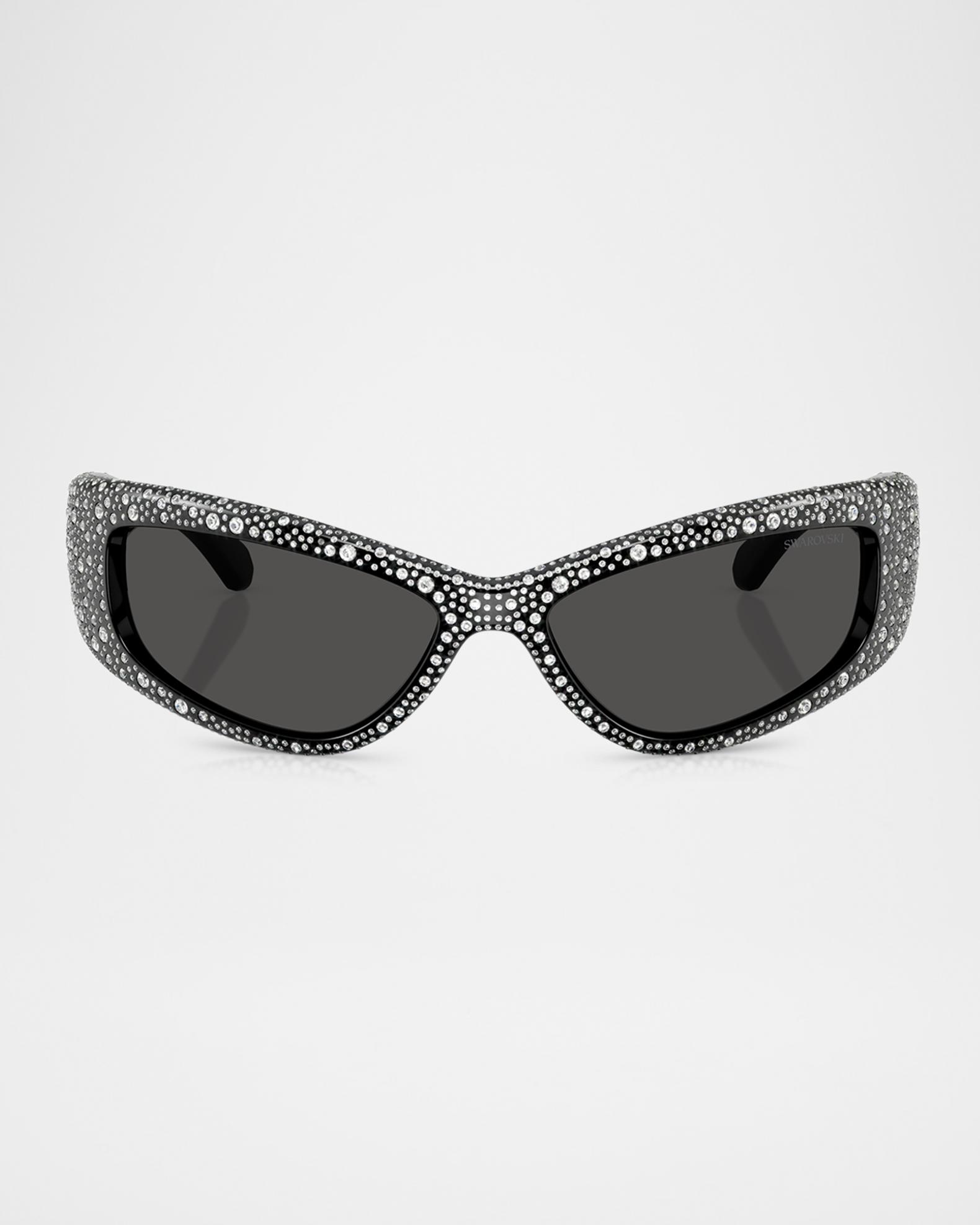 SWAROVSKI SK6027 Rectangular Sunglasses | Neiman Marcus