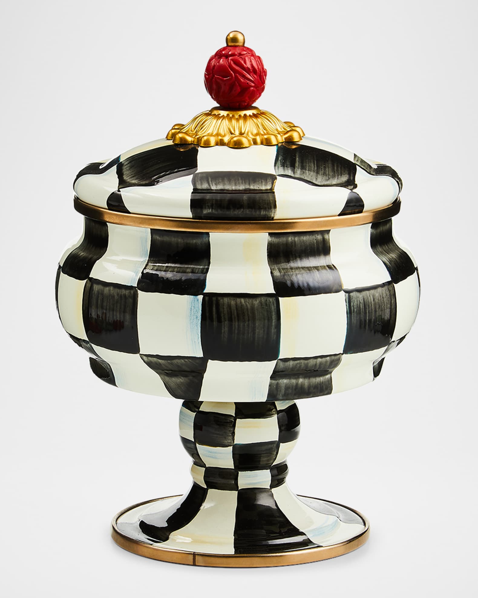 Courtly Check Curiosity Pot 0
