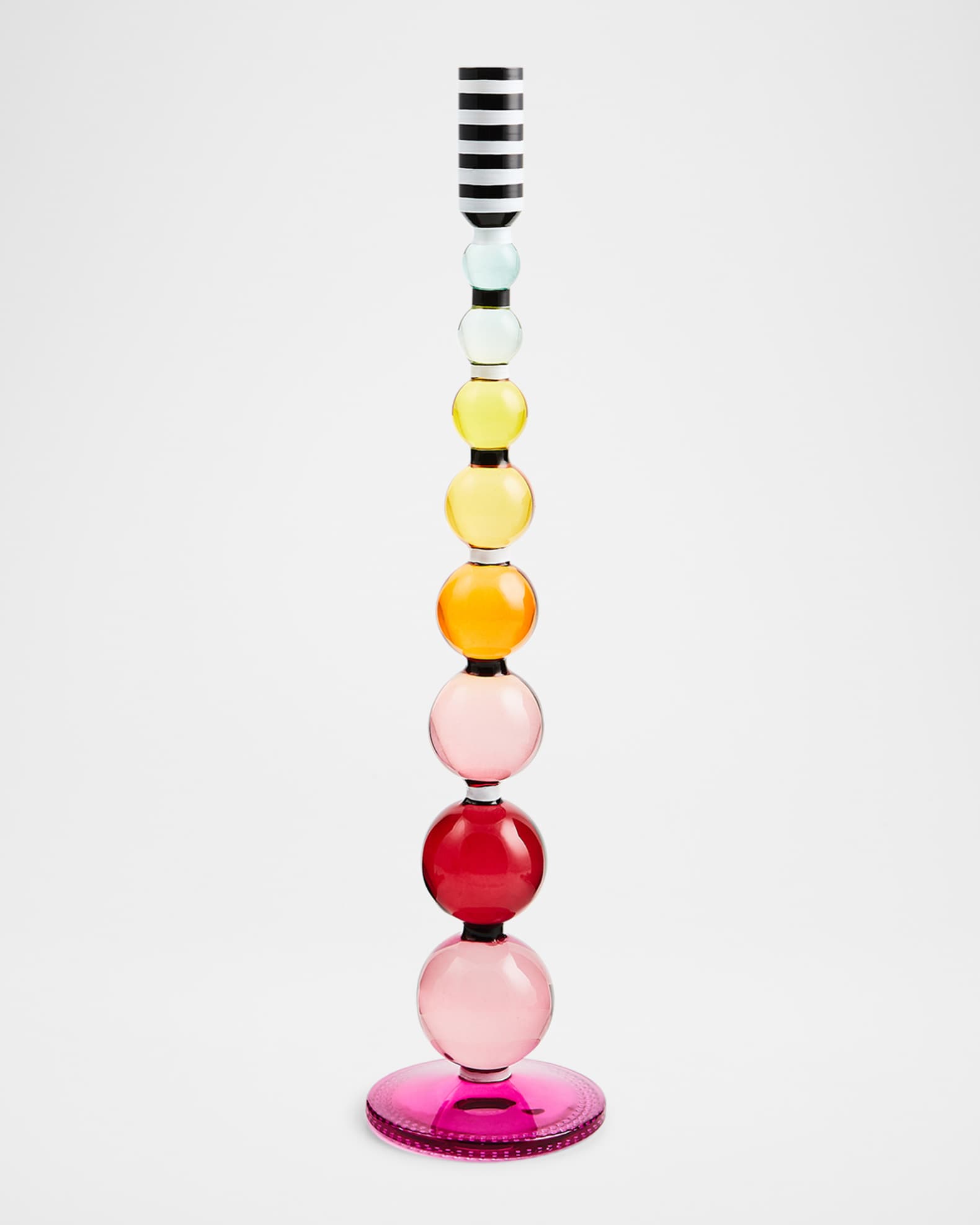 Fairy Tale Large Glass Candle Stick 0