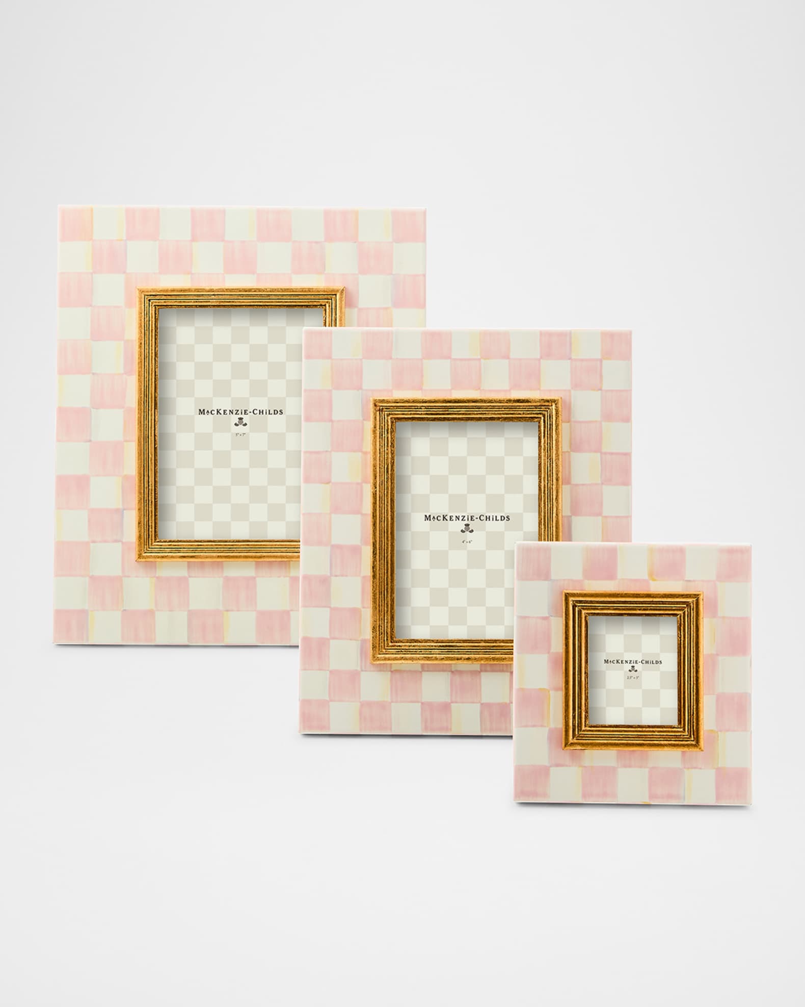 Rosy Check Picture Frame 1