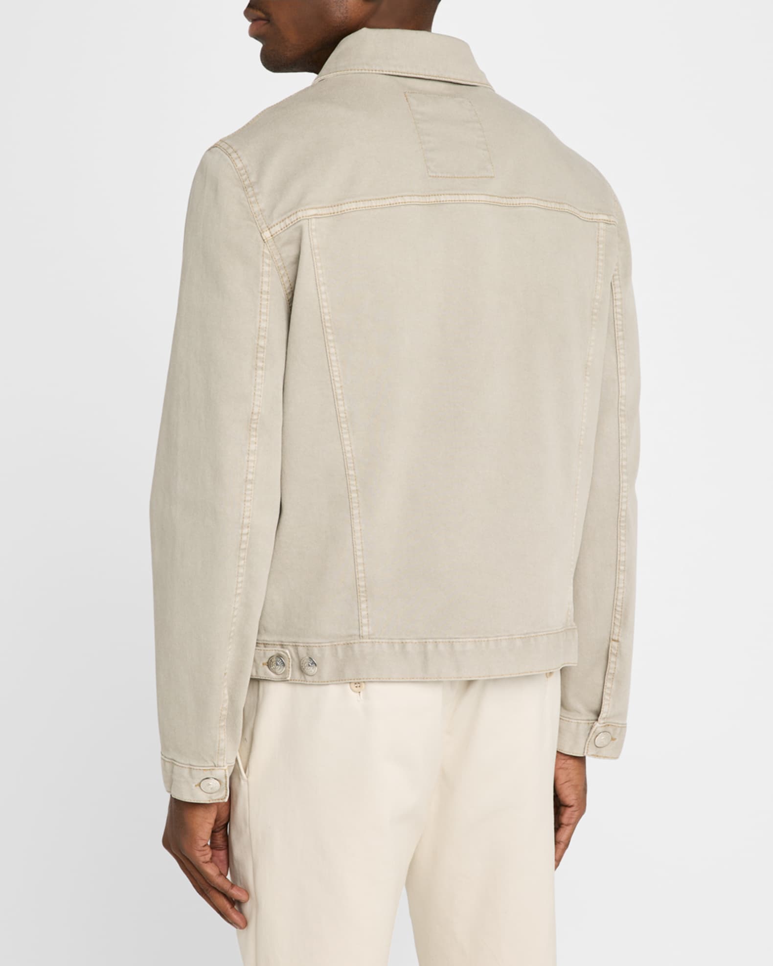 ジャケット BRUNELLO CUCINELLI BEIGE DENIM JACKET Denim jacket for Man in Cream | Brunello Cucinelli