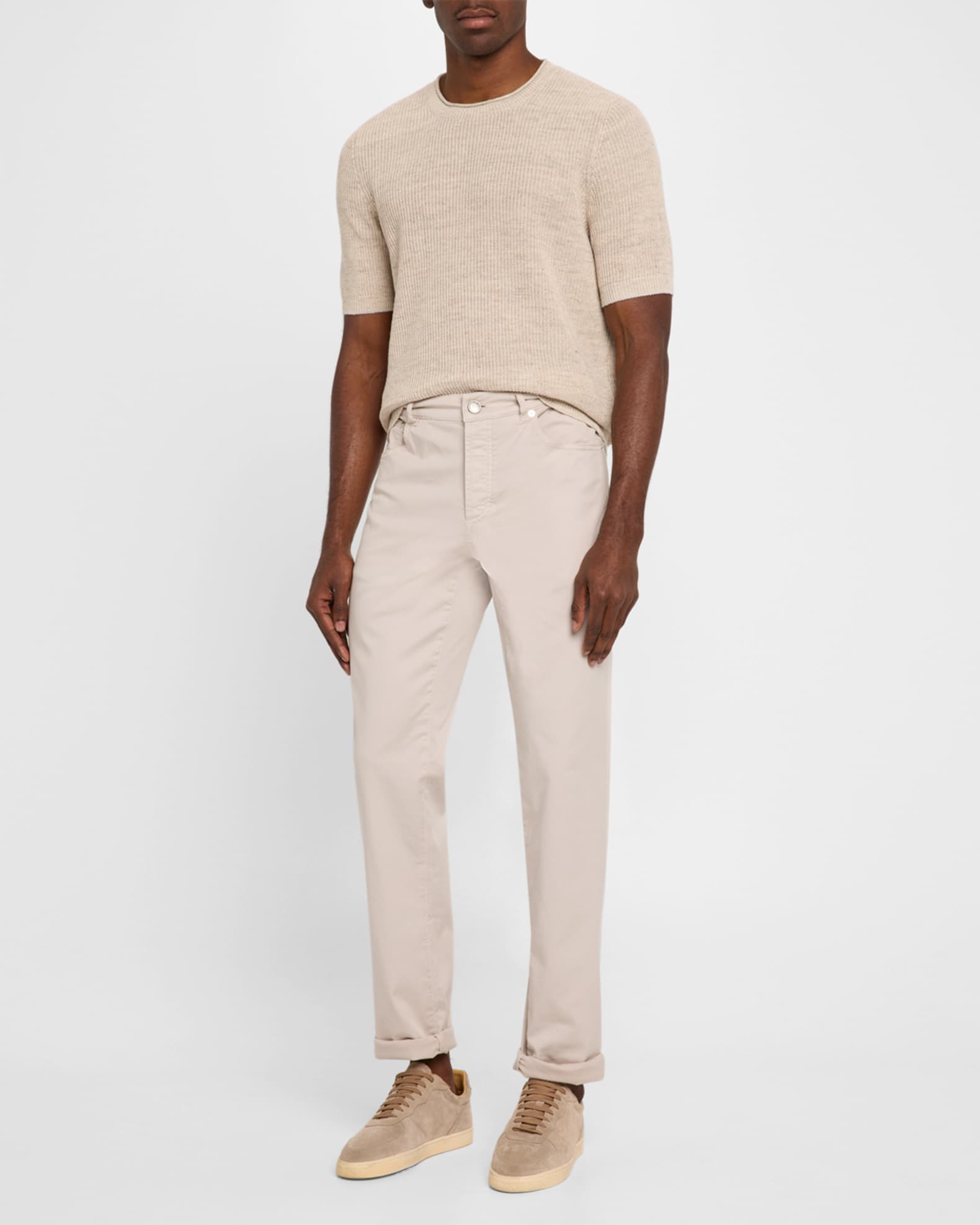 Men's Slim Five-Pocket Pants 1