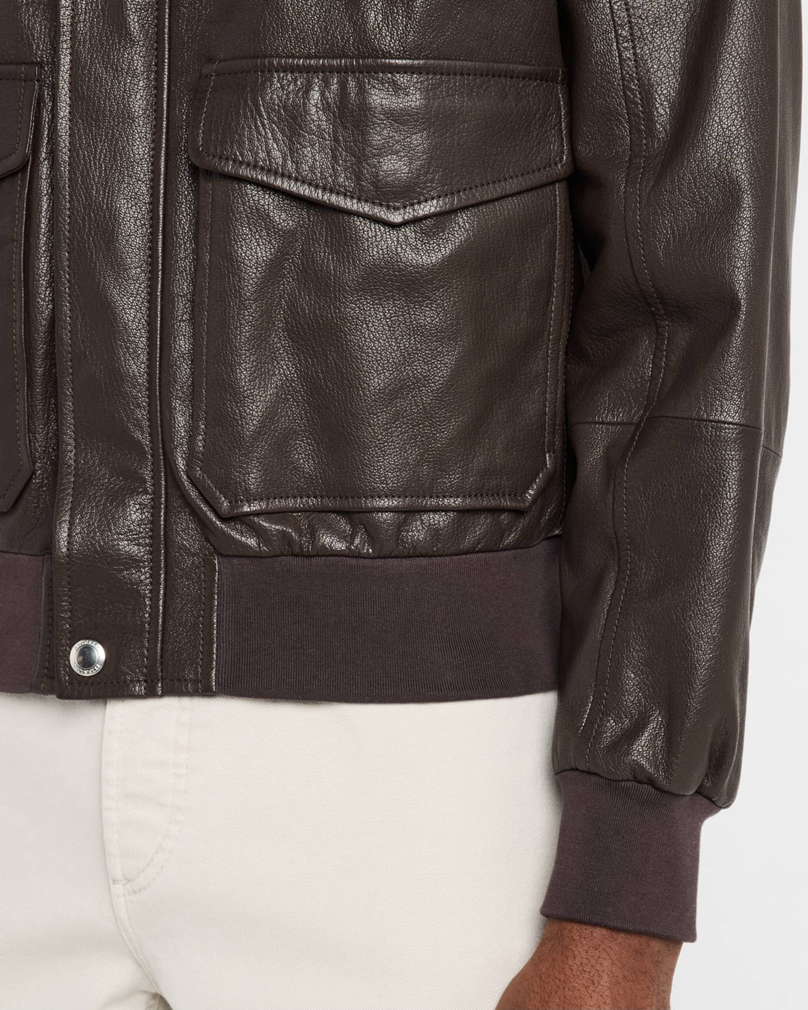 BRUNELLO CUCINELLI レザージャケット メンズM BRUNELLO CUCINELLI - 極美品 ブルネロクチネリ BRUNELLO