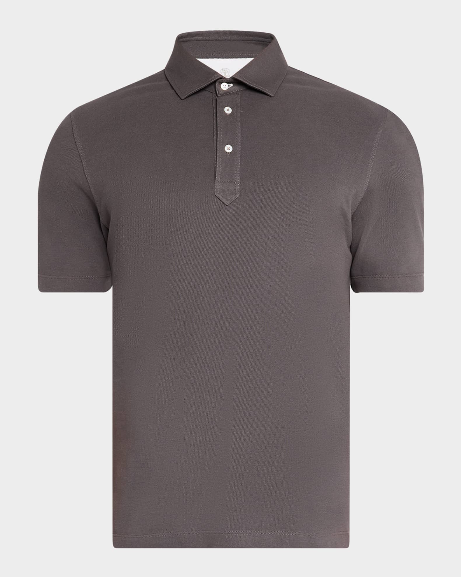 Men's Slim Cotton Polo Shirt 0