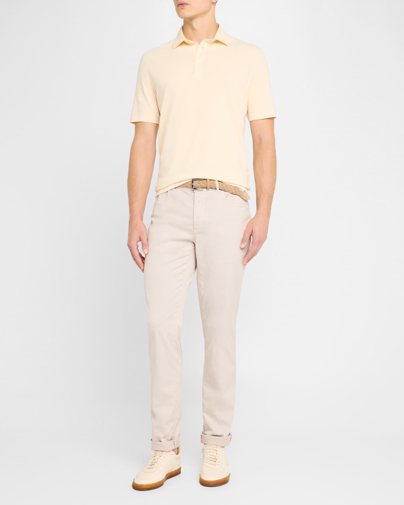 Men's Slim Cotton Polo Shirt 1