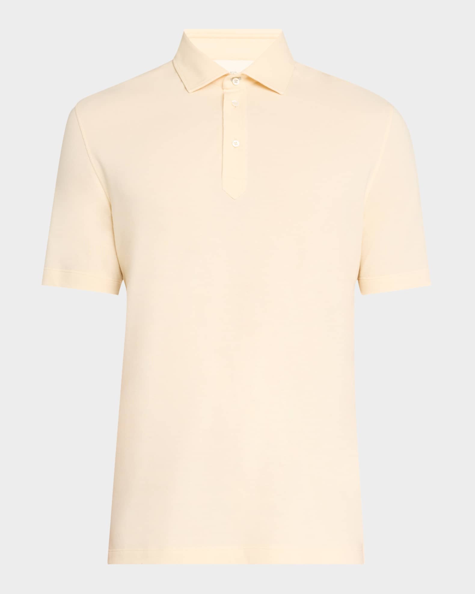 Men's Slim Cotton Polo Shirt 0