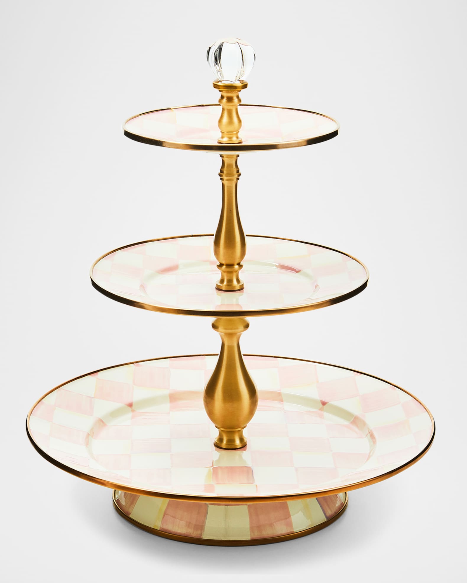 Rosy Check Three-Tier Sweet Stand 0