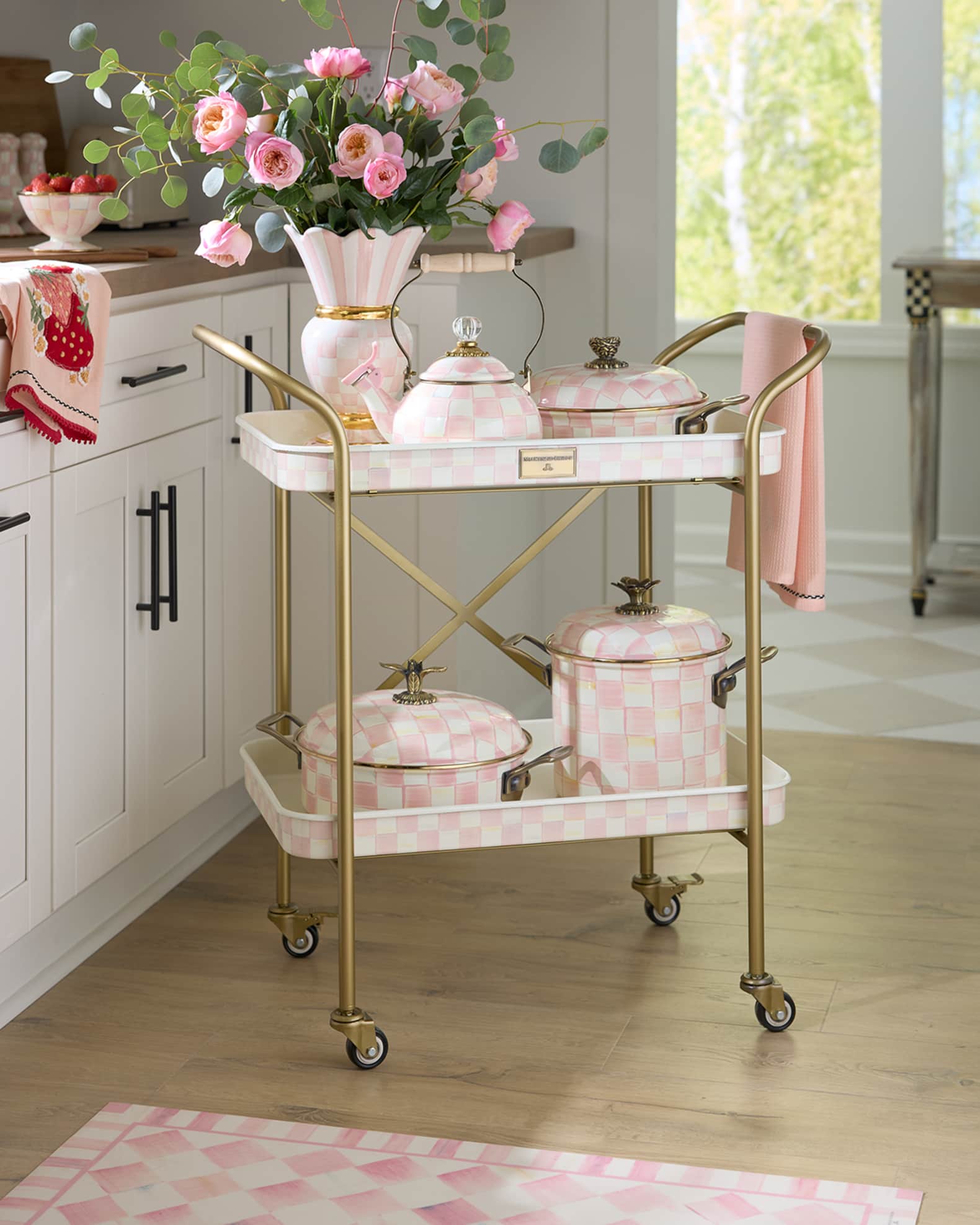 Rosy Check Whistling Tea Kettle 1