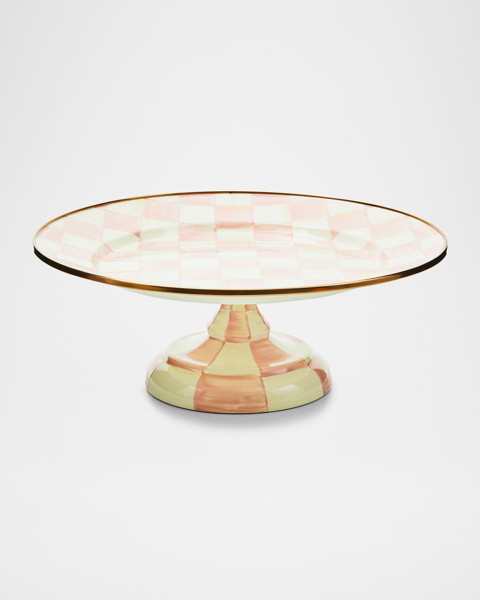 Rosy Check Small Pedestal Platter 0