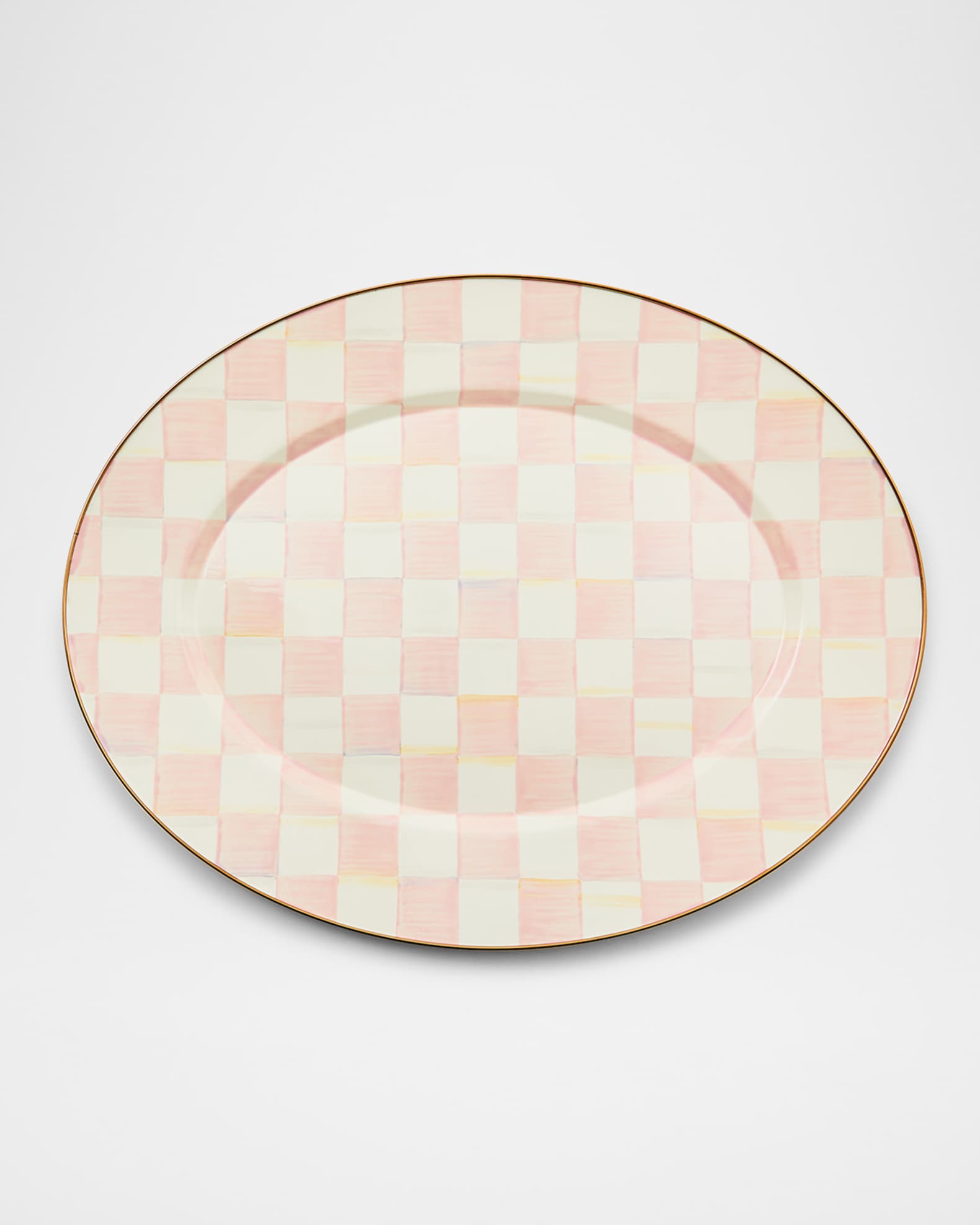 Rosy Check Large Oval Platter 0