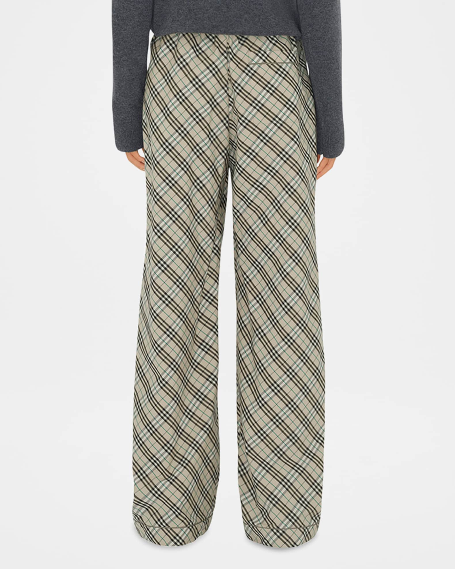 【送料&関税込】Burberry Canvas Pants Burberry Striped Nylon Logo Graphic Trackpants, Size Medium
