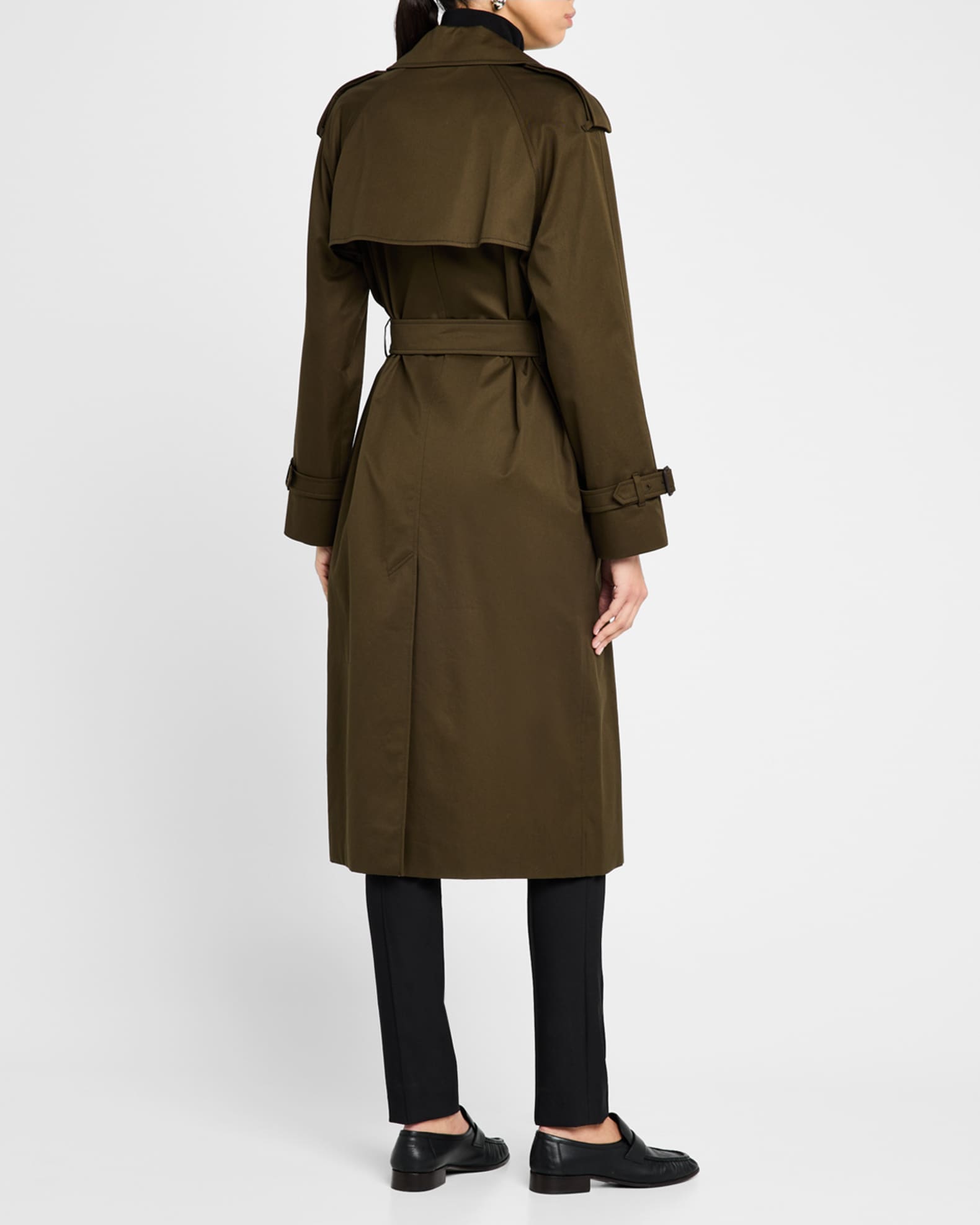 Burberry Belted Trench Coat | Neiman Marcus