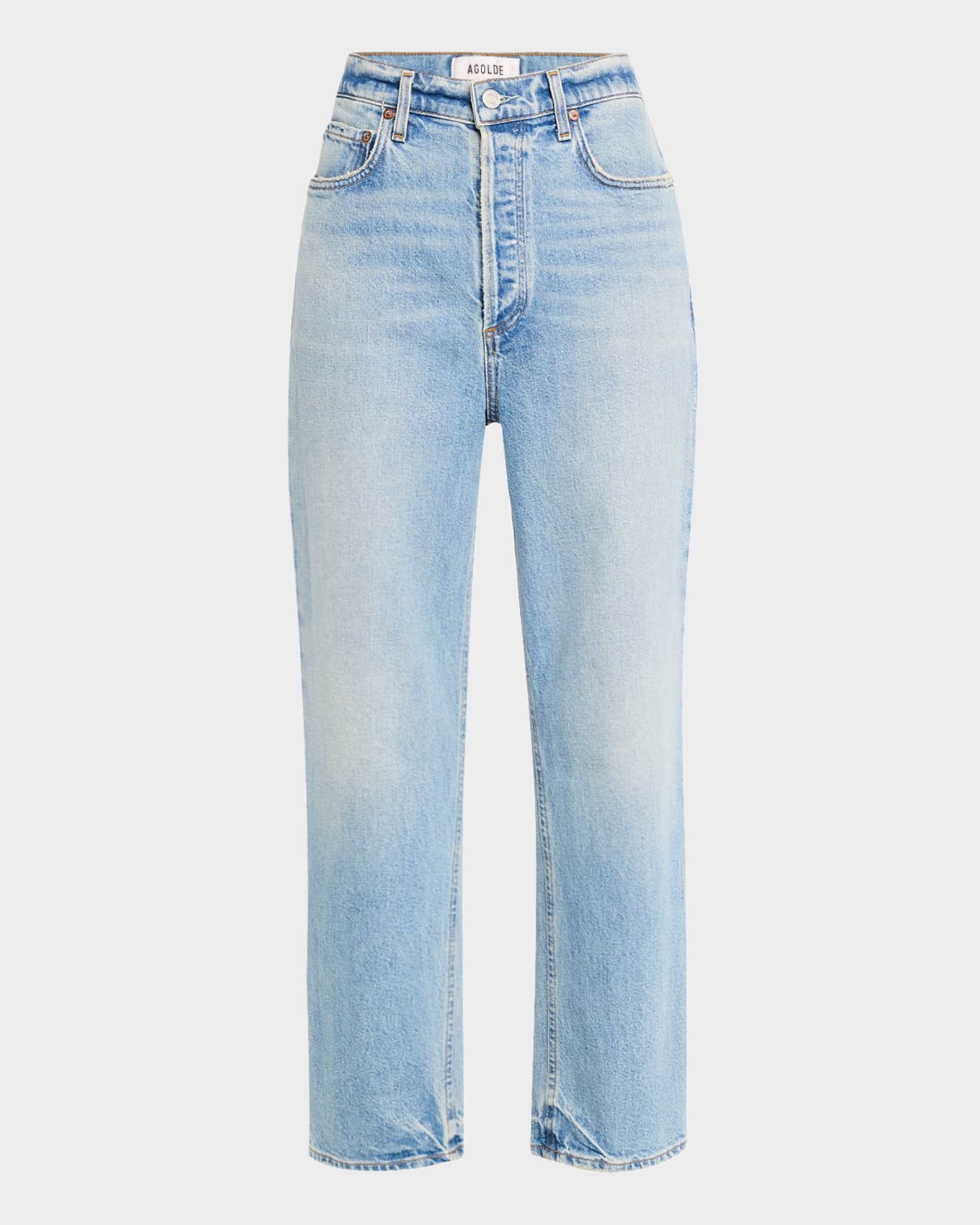 90s Pinch Waist Cropped Jeans 0