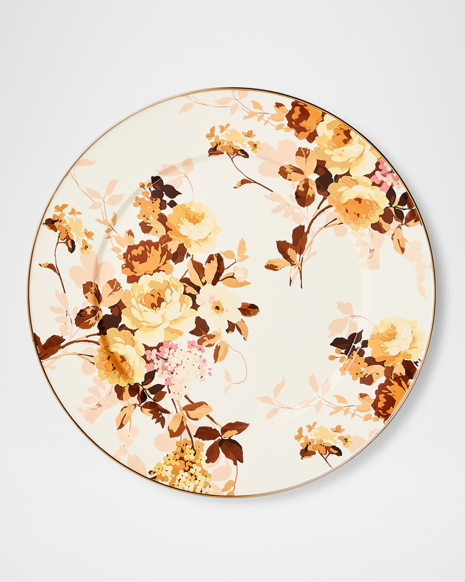 Wild Rose White Serving Platter 0