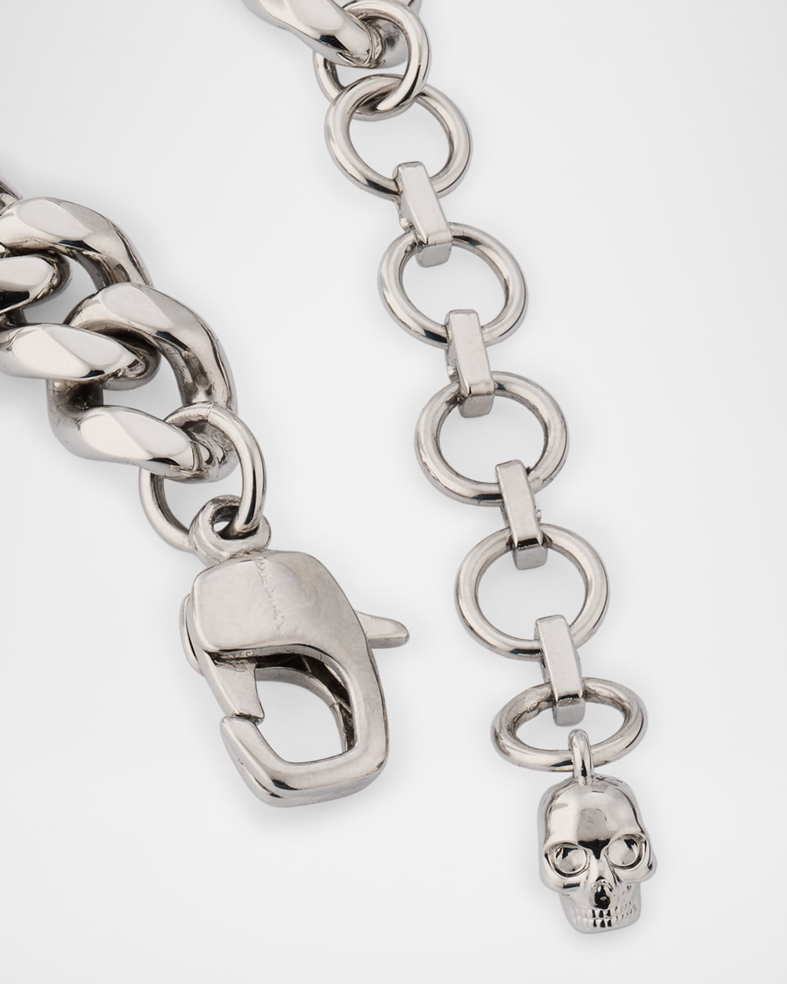 ネックレス・チョーカー alexander mcqueen NECKLACE (836692J16PA 1906) Alexander McQueen Eyelet Chain Choker Necklace | Silver