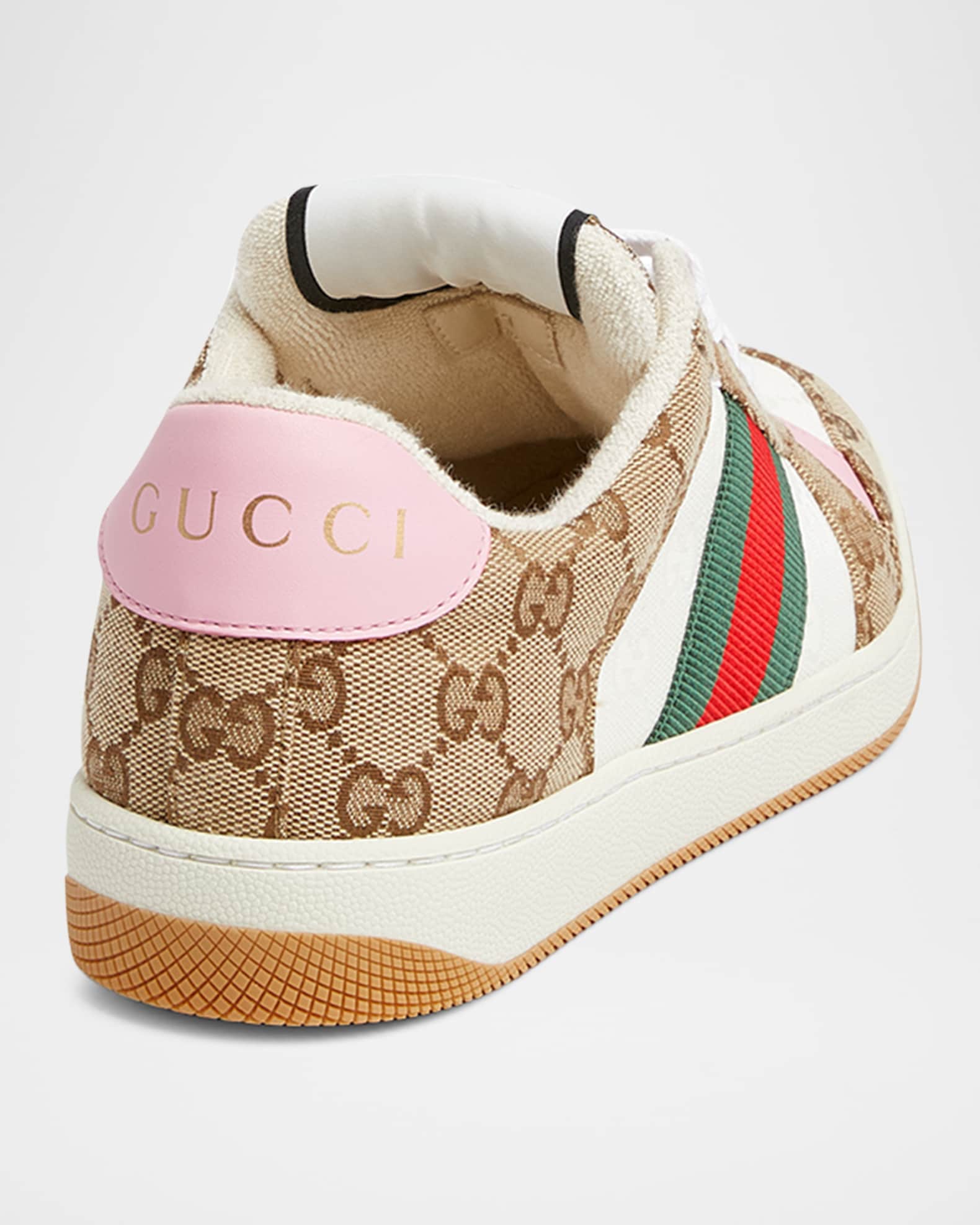 スニーカー Gucci Screener Nappa Sneakers Gucci Screener GG Canvas and Leather Sneakers | Neiman Marcus