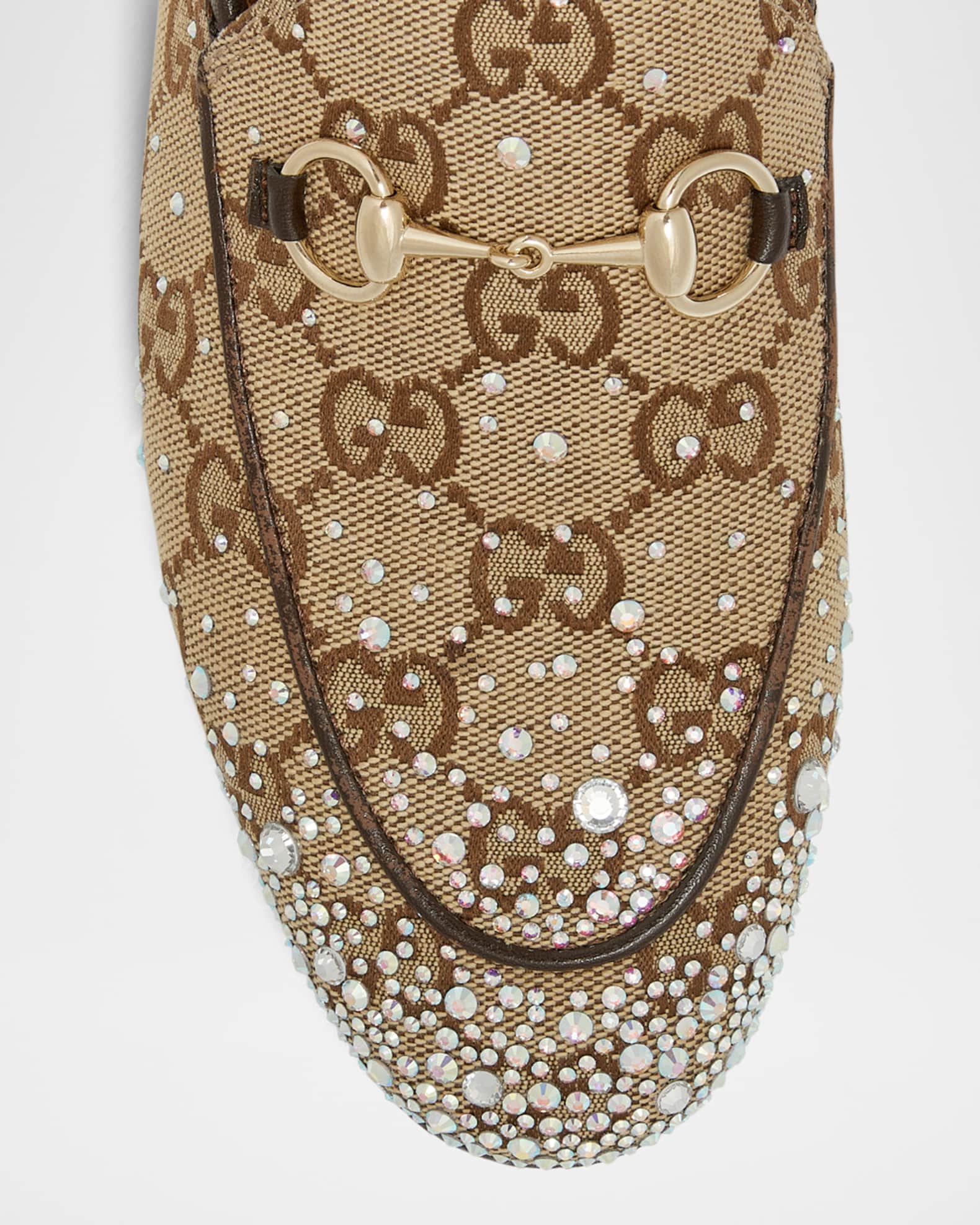 国内最安値！ Crystal GG Jordaan New Gucci Canvas Marcus Neiman | Loafers 靴