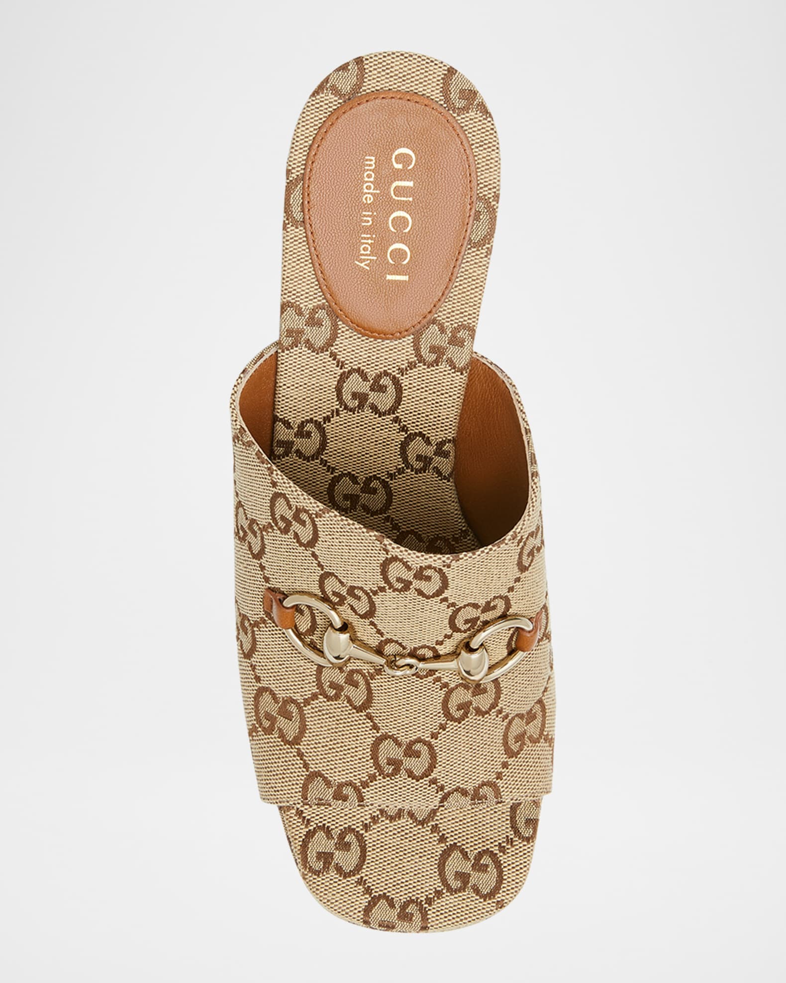 サンダル GUCCI GG WEDGE SANDALS Gucci Carmen GG Canvas Platform Wedge Sandals | Neiman Marcus