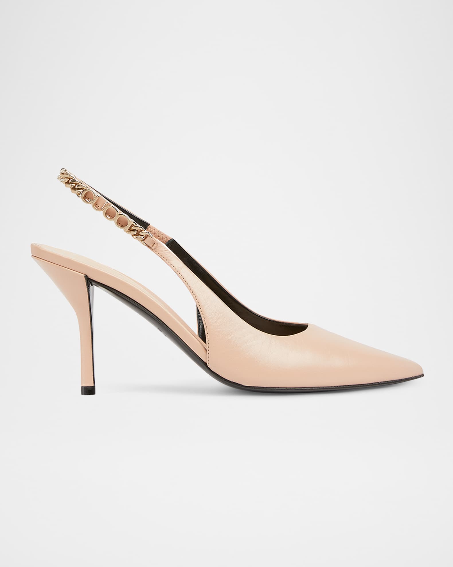 Signoria Slingback Leather Pumps 0