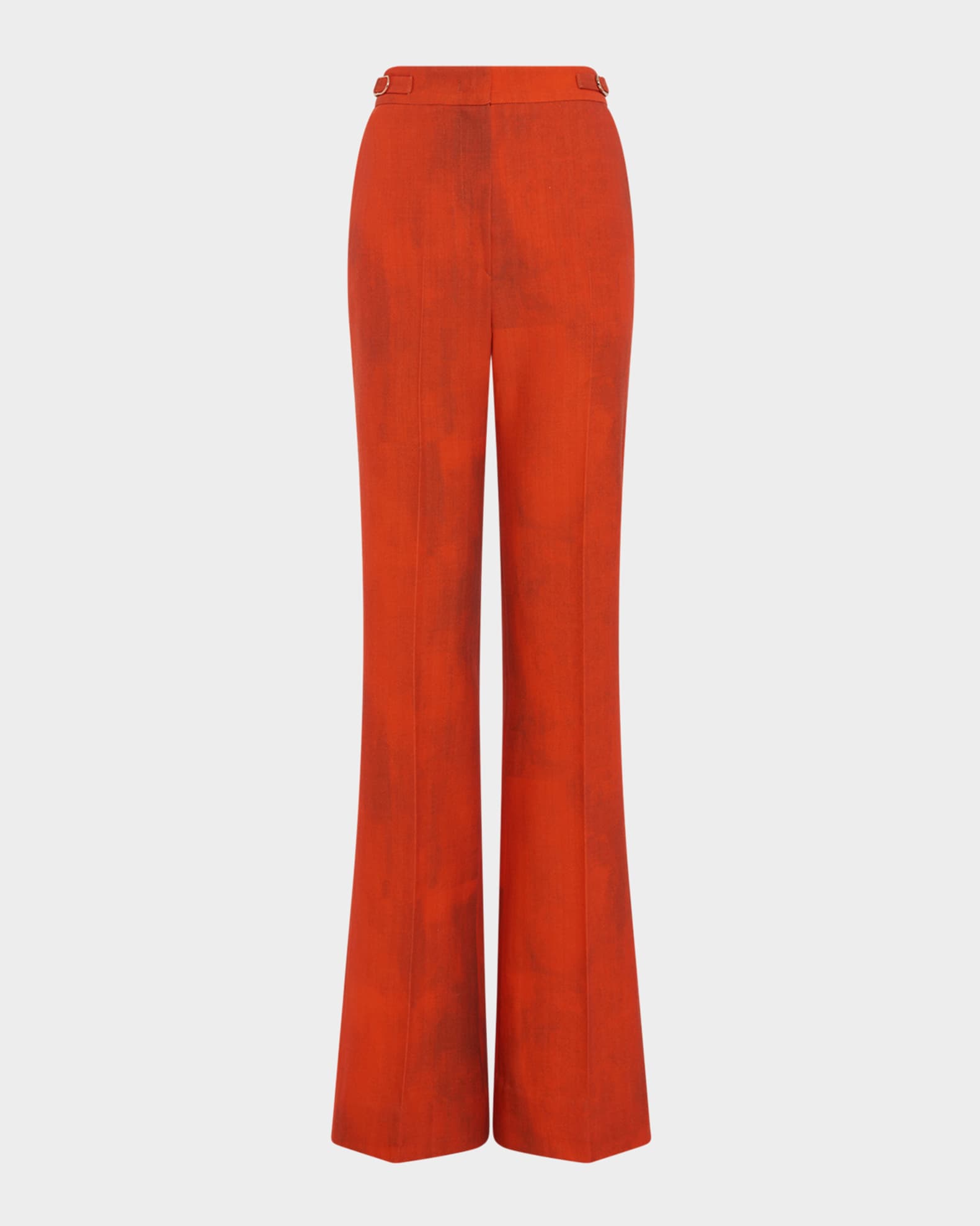 Vesta Wide-Leg Wool Pants with Belted Detail 0