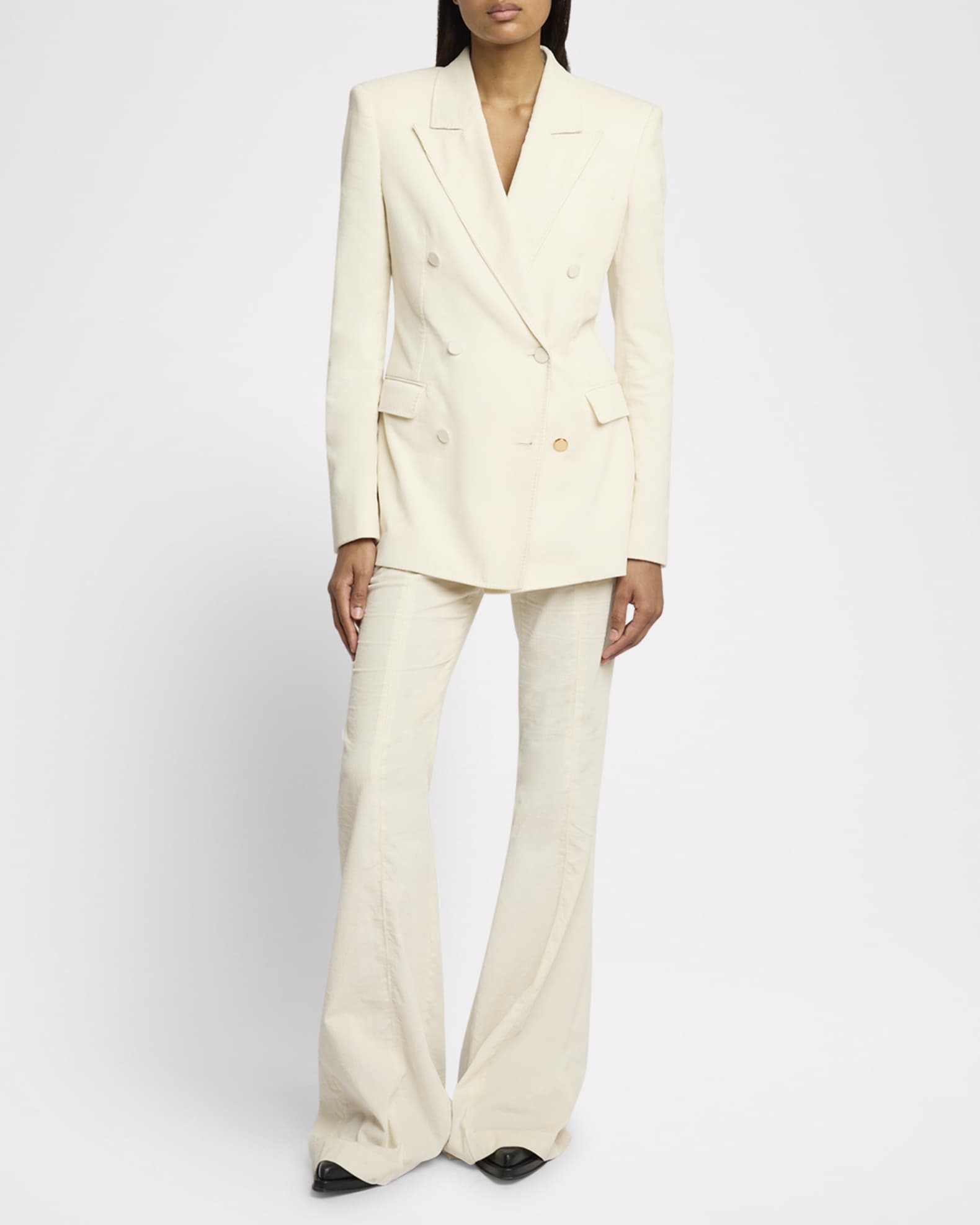 Gavin Double-Breasted Corduroy Blazer 1