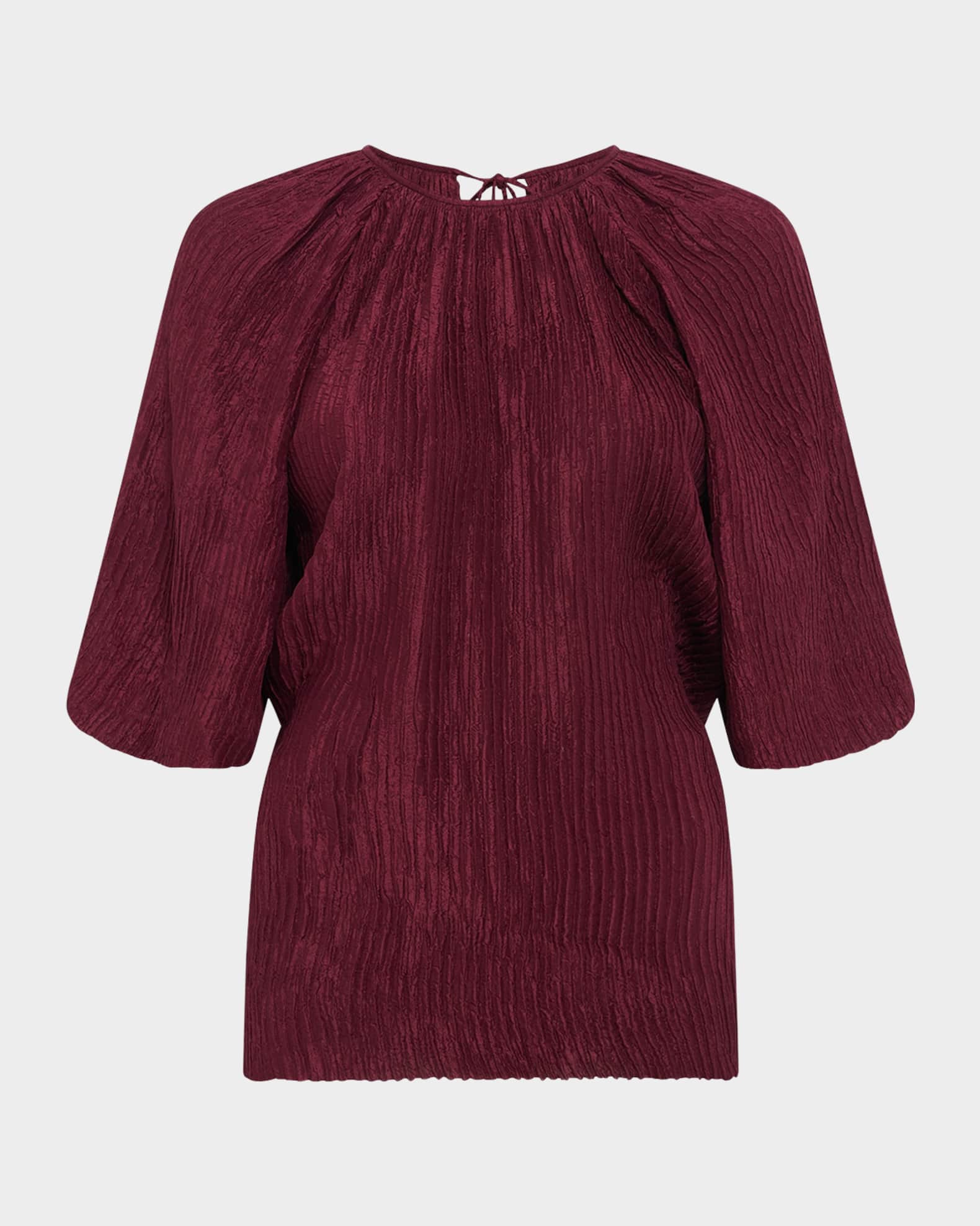 Nula Plisse Silk Top 0